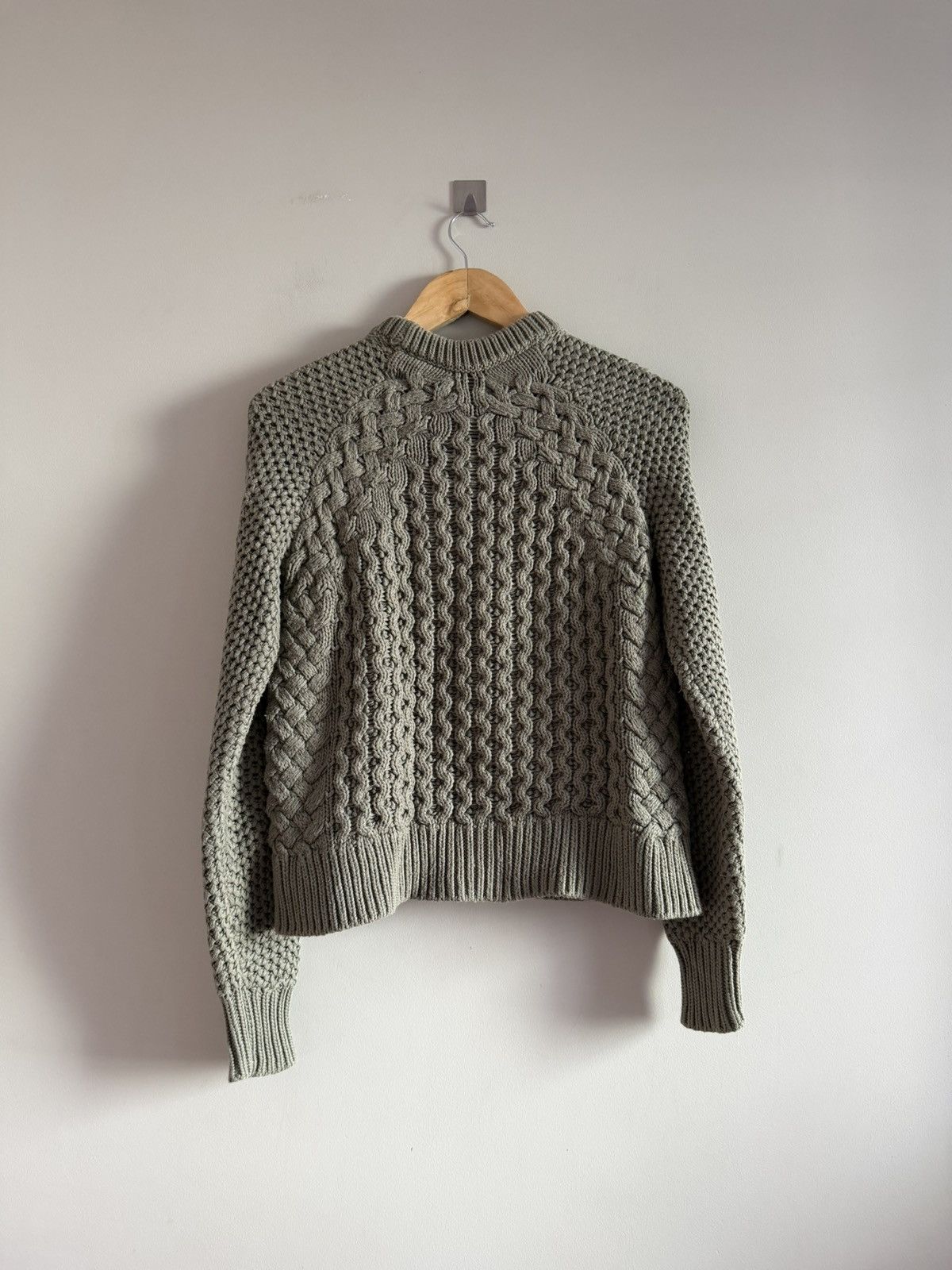 Acne Studios Acne Studios Chunky Cable Knit Cotton Sweater Size S / US 4 / IT 40 - 7 Thumbnail