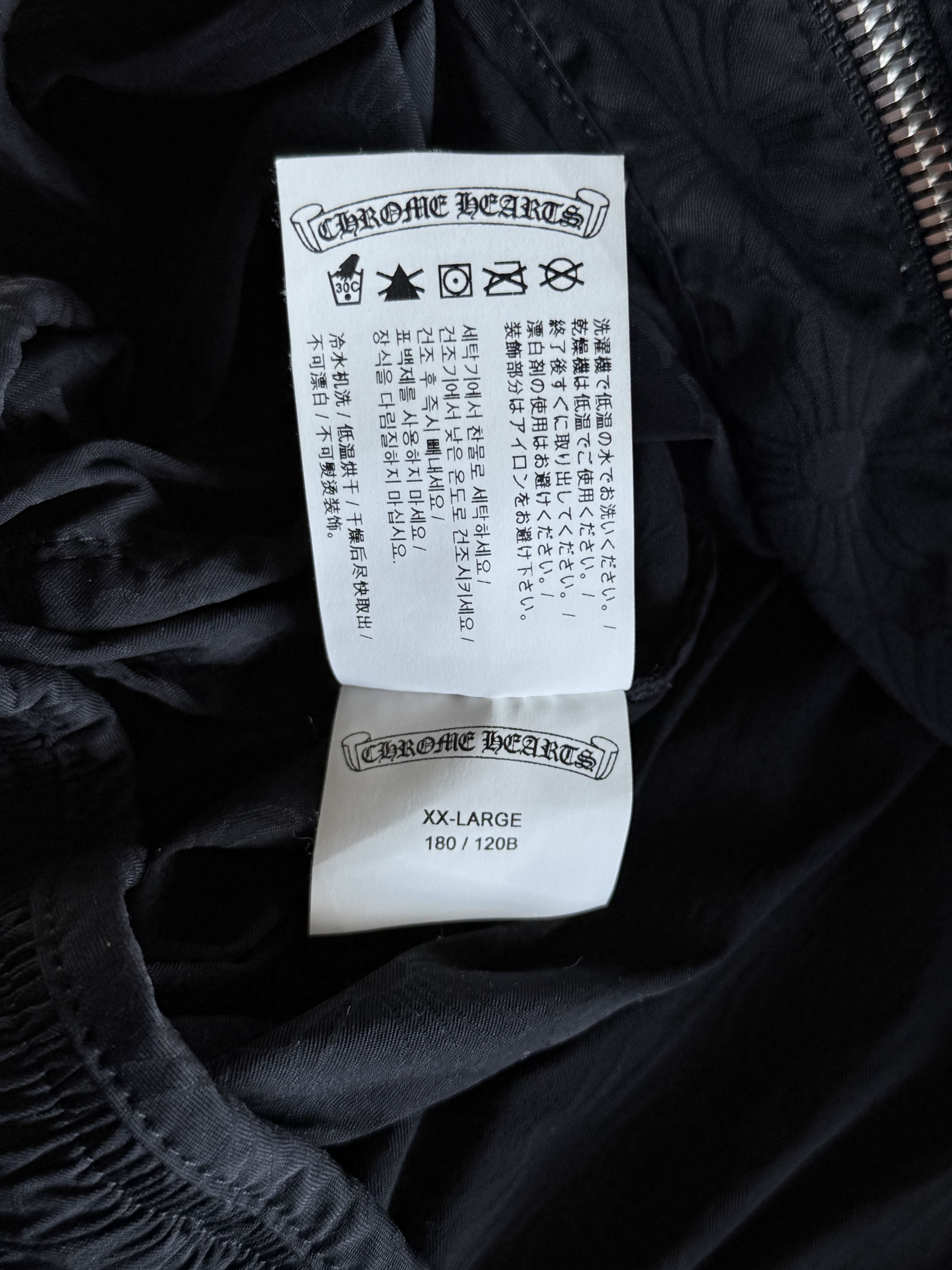 Chrome Hearts Black Cross Patch Jacquard Match Point Windbreaker Size US L / EU 52-54 / 3 - 7 Thumbnail
