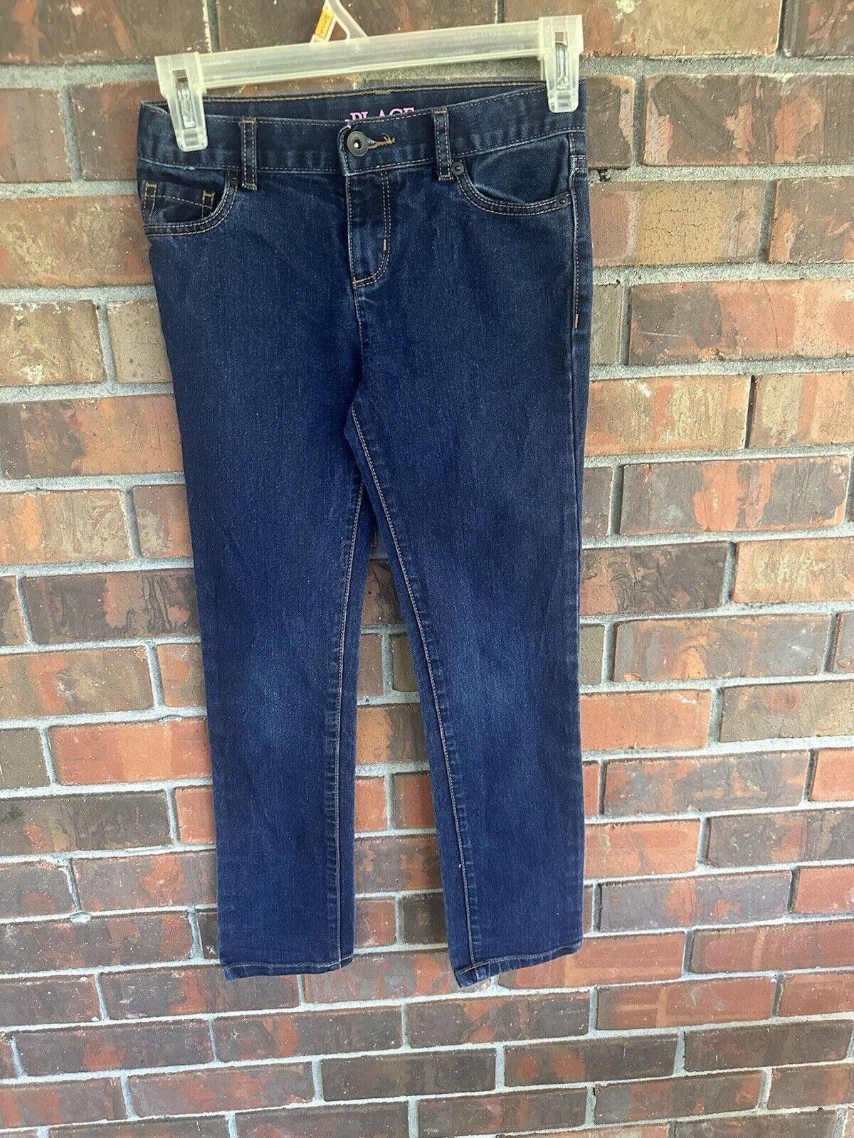 Designer Lot Of 2 girls children's place jeans skinny Size 10 Dark Size 24" / US 00 / IT 34 - 4 Thumbnail