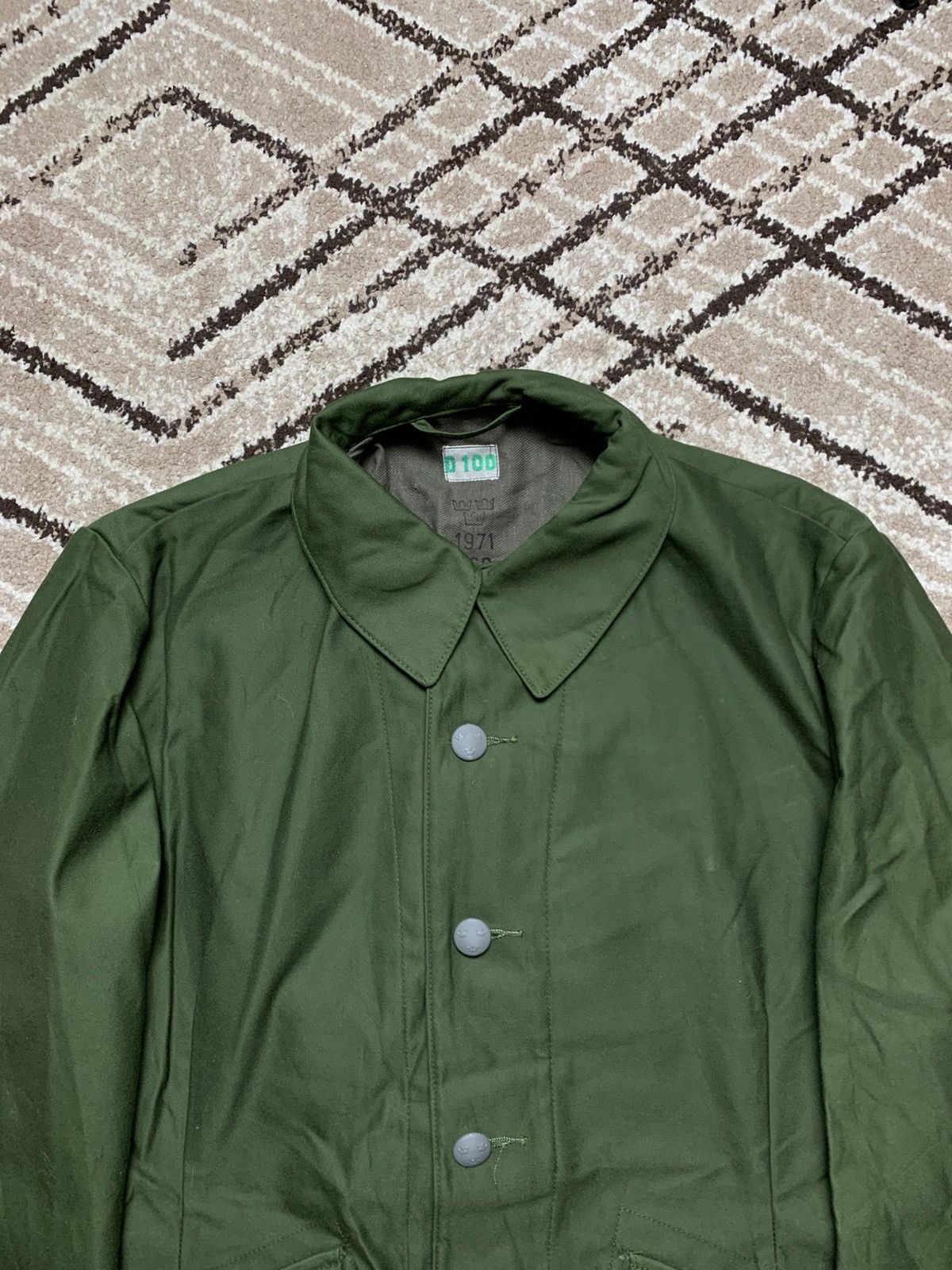 Vintage Vintage Sweden D100 Army Military jacket Size US M / EU 48-50 / 2 - 5 Thumbnail