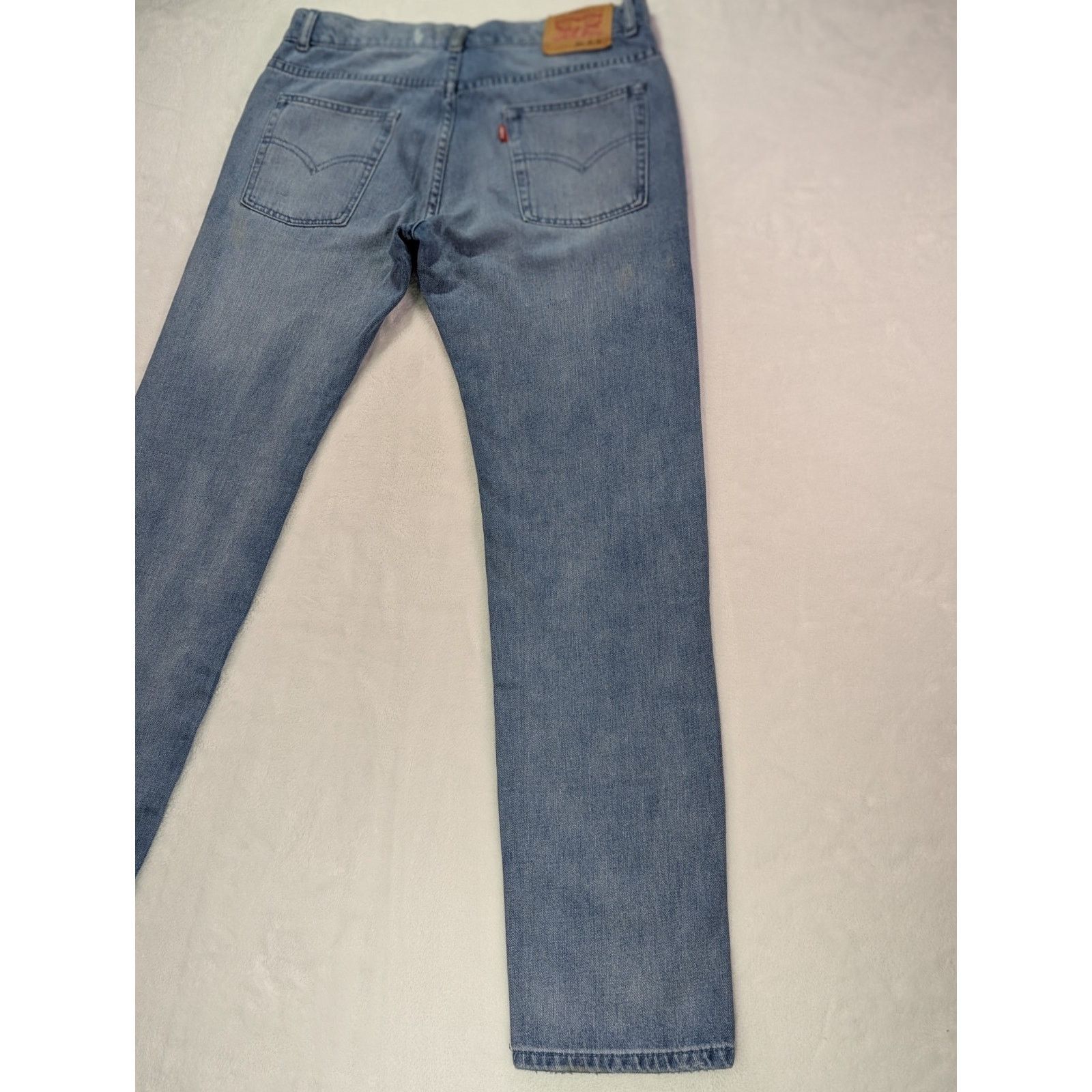 Levi's 511 Slim Sz 20 Reg W30 L30 Light Wash Distressed Boro Style Size 30" / US 8 / IT 44 - 9 Thumbnail