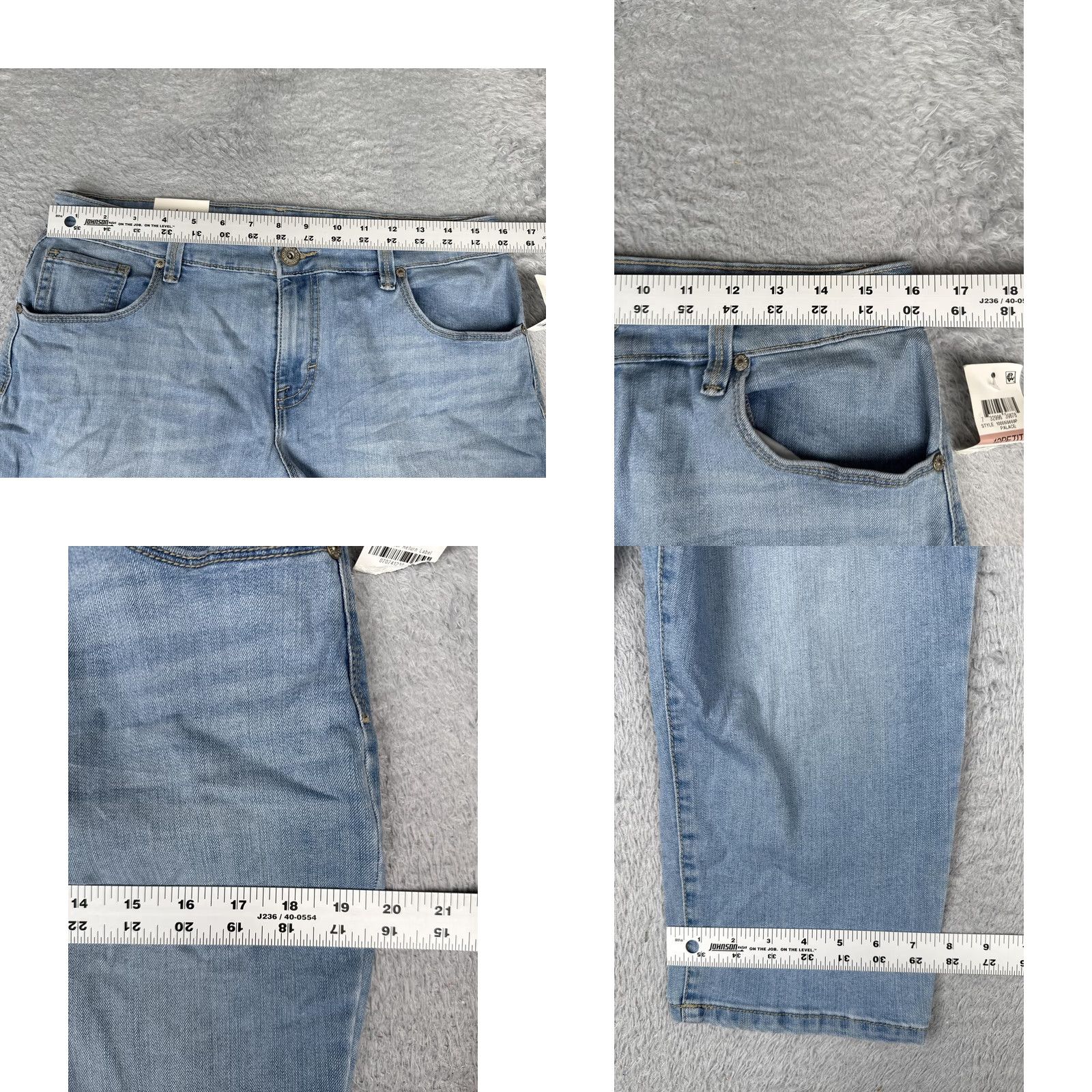 Vintage Style&co. Jeans Capri Womens 12P Blue Light Wash Mid Rise Denim 32x22 Capri Jeans Womens 12P Petite Blue Light Wasch Capri Size 34" / US 12 / IT 48 - 9 Thumbnail