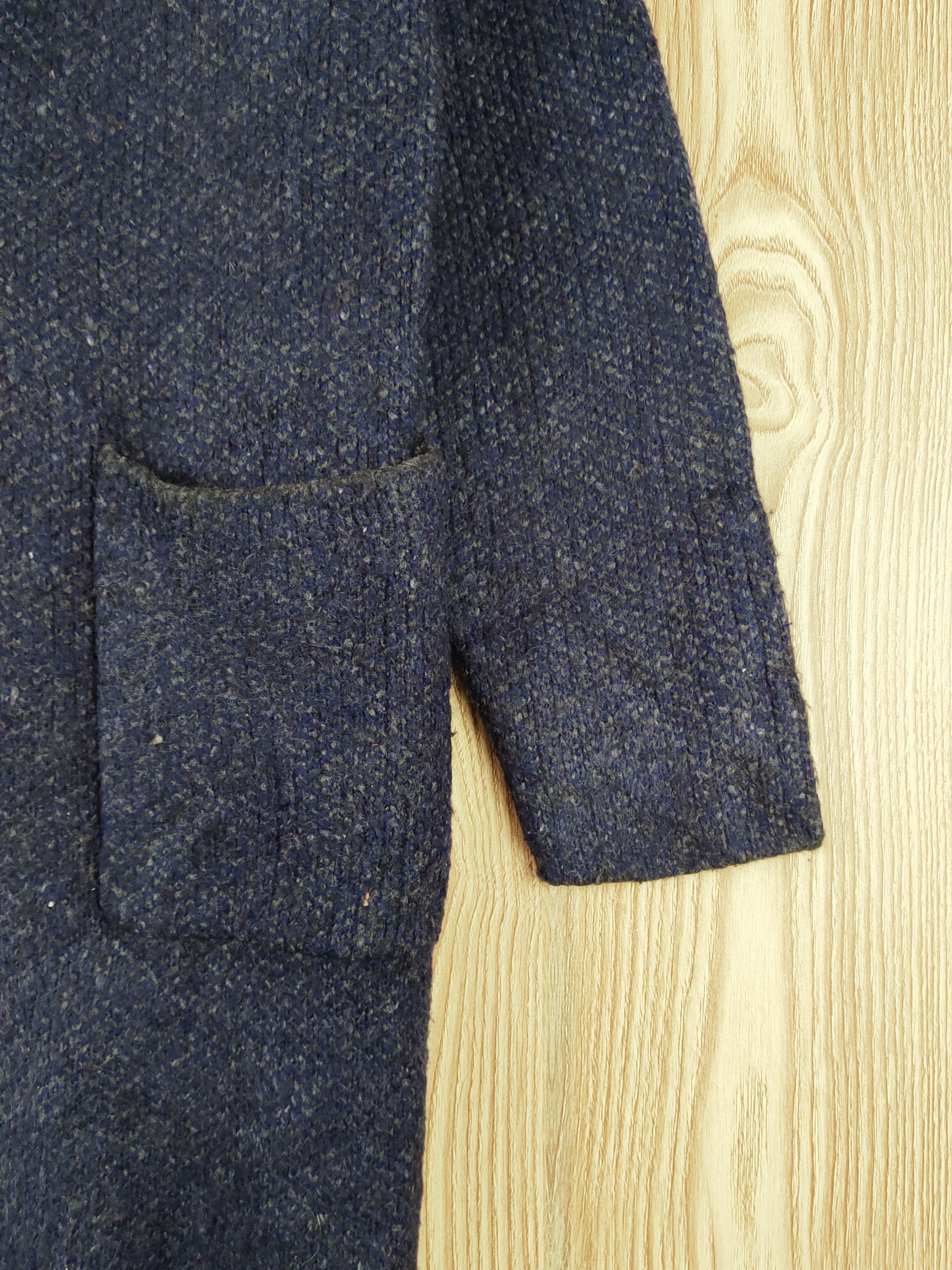 Japanese Brand Uniqlo Blue Black vintage Knitwear Cardigan #W058 Size S / US 4 / IT 40 - 6 Thumbnail