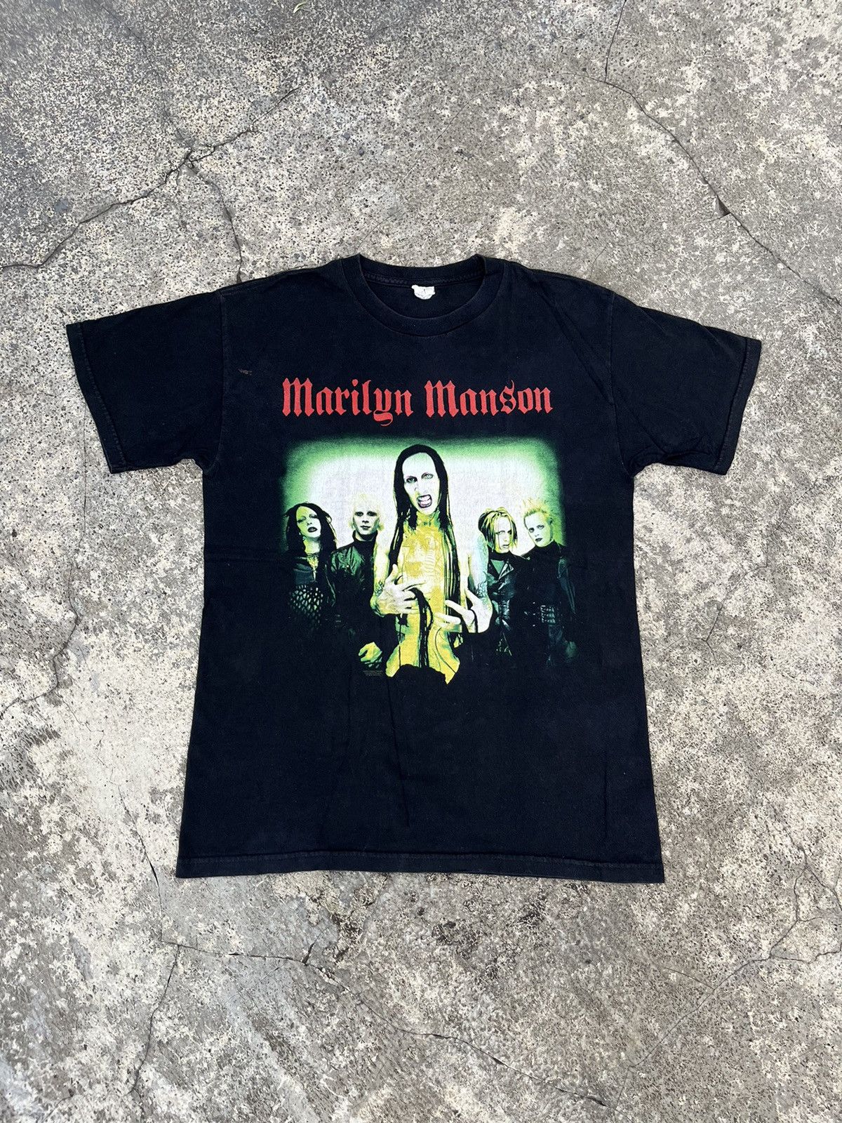 Marilyn Manson × Vintage Vintage Marilyn Manson Band Tee Size US M / EU 48-50 / 2 - 2 Thumbnail