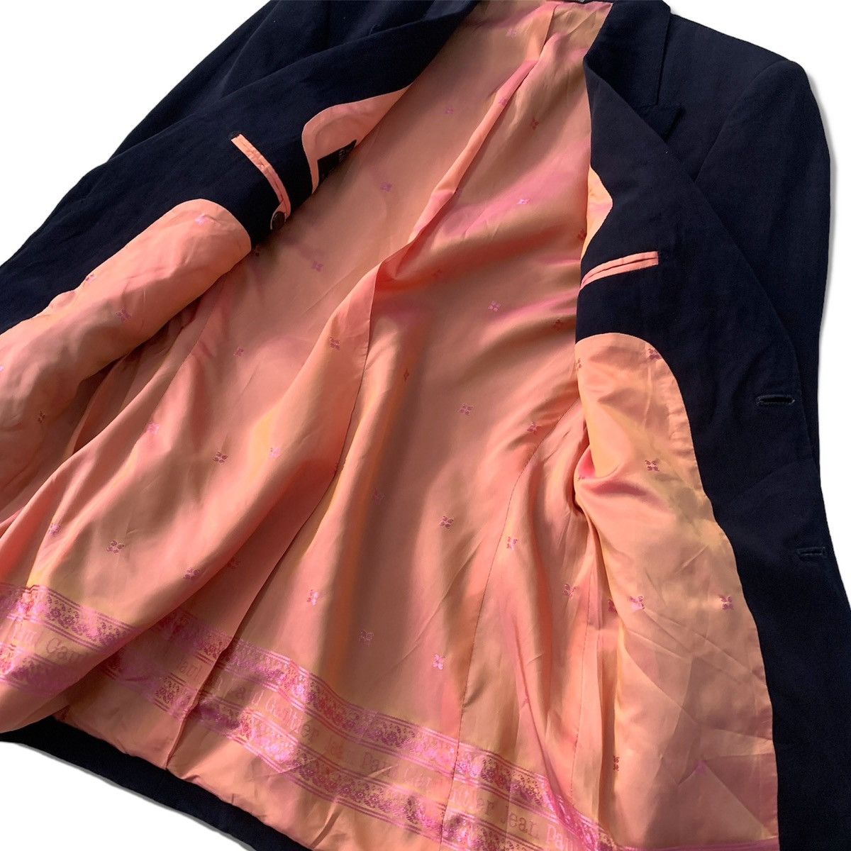 Jean Paul Gaultier Jean Paul Gaultier Homme Tailored Linen Rayon Sport Coat Size 46S - 5 Thumbnail