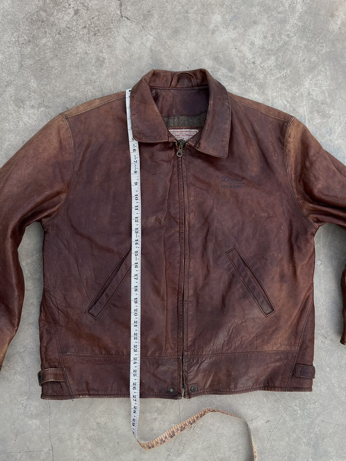 Diesel RARE VINTAGE DIESEL RR-55 IND LEATHER JACKET Size US M / EU 48-50 / 2 - 13 Thumbnail
