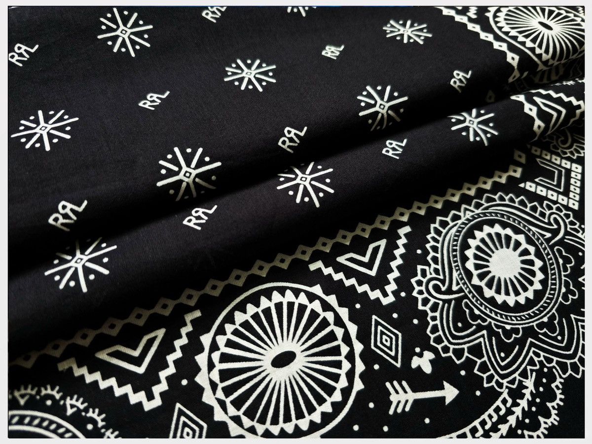 RRL Ralph Lauren RRL Bandana COTTON Scarf handkerchief Size ONE SIZE - 5 Thumbnail