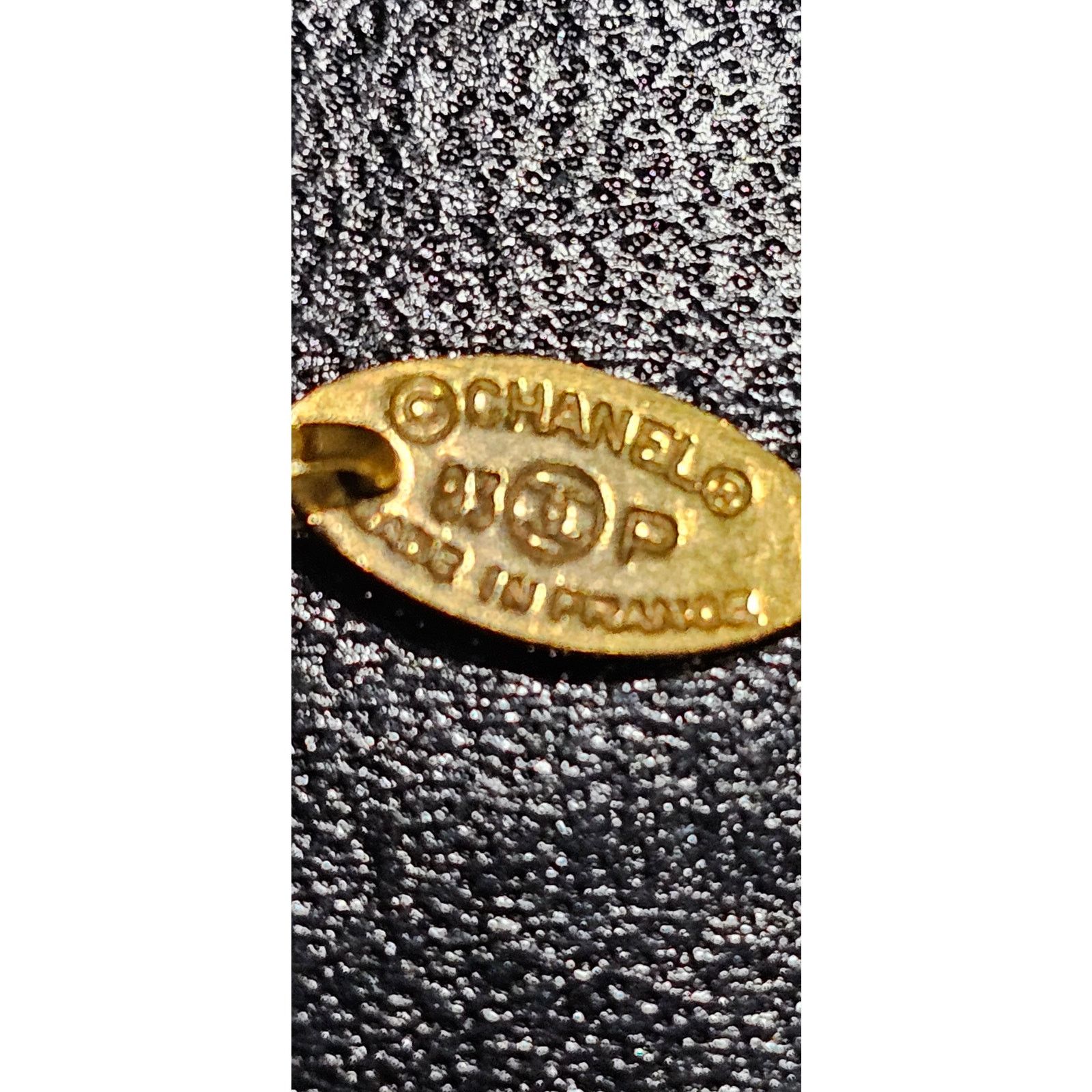 Chanel CHANEL CC Vintage 24K Necklace Rhombus Logo Gold 93P Size ONE SIZE - 7 Thumbnail