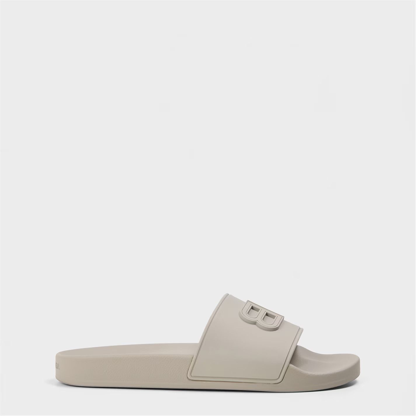 Balenciaga o1g2r1mq0226 Water Resistant Pool Sliders In Grey Size US 7 / EU 40 - 1 Thumbnail