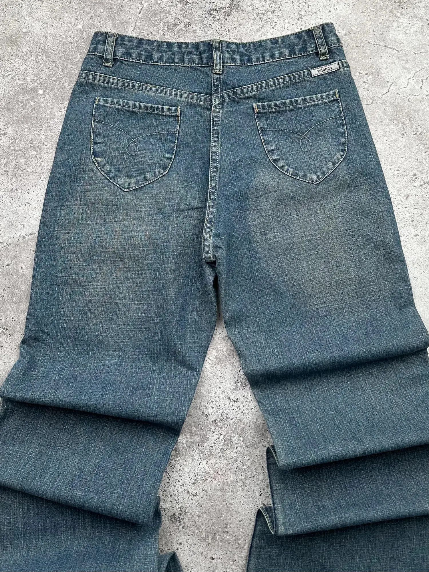Japanese Brand Vintage Super Flare Jeans C242(V580) Size US 28 / EU 44 - 6 Thumbnail