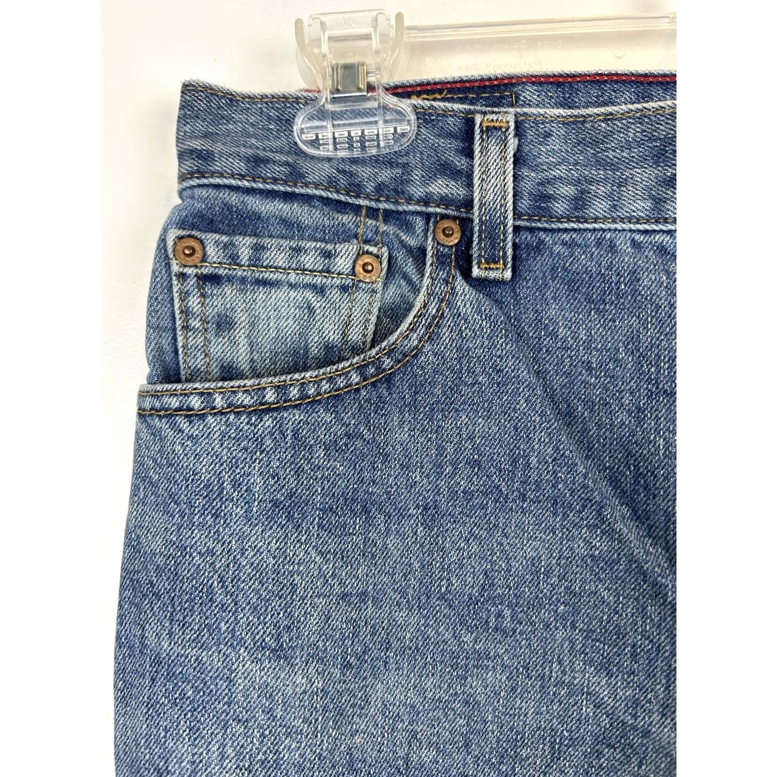 Levi's VINTAGE Levi's 550 Jeans Womens 12 31X30 Blue Relaxed Fit Tapered Denim Y2K Size 34" / US 12 / IT 48 - 5 Thumbnail