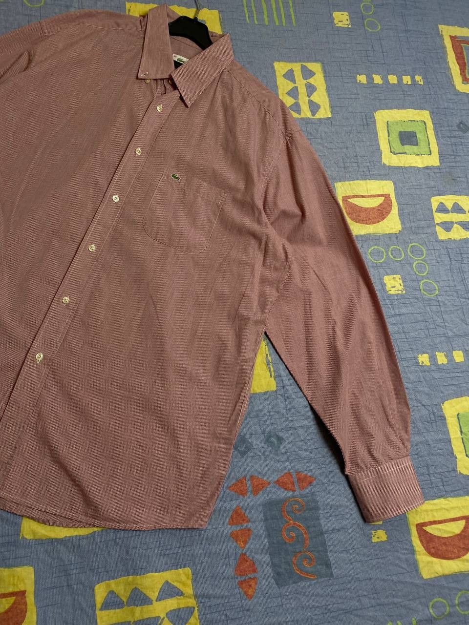 Lacoste Vintage Lacoste Button Up Shirts Y2K 00s Size US XXL / EU 58 / 5 - 3 Thumbnail