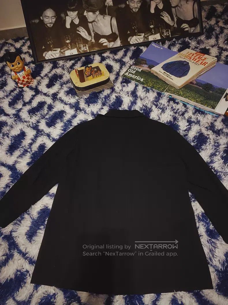 Yohji Yamamoto Yohji Yamamoto Black Minimalist Coat Jacket Size US S / EU 44-46 / 1 - 6 Thumbnail