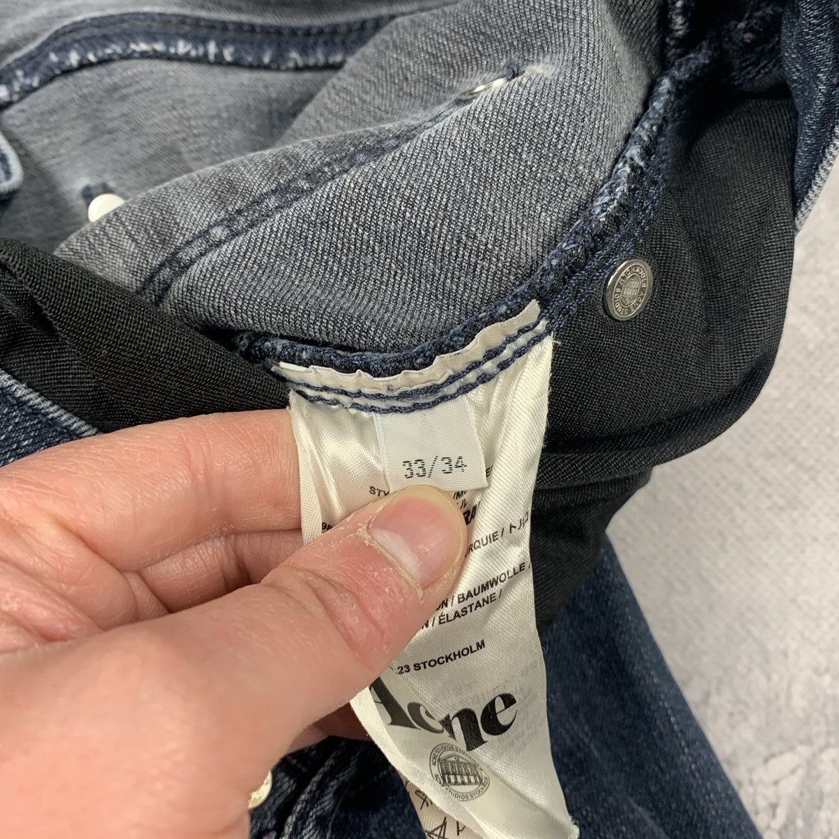 Acne Studios Acne Studios Stockholm Max Man Ray Jeans Luxury Designer Size US 33 - 12 Thumbnail