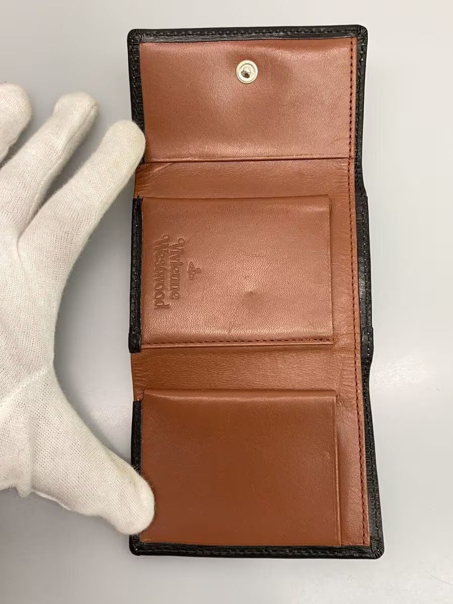 Vivienne Westwood Contrast Stitch Orb Leather Wallet Size ONE SIZE - 3 Thumbnail
