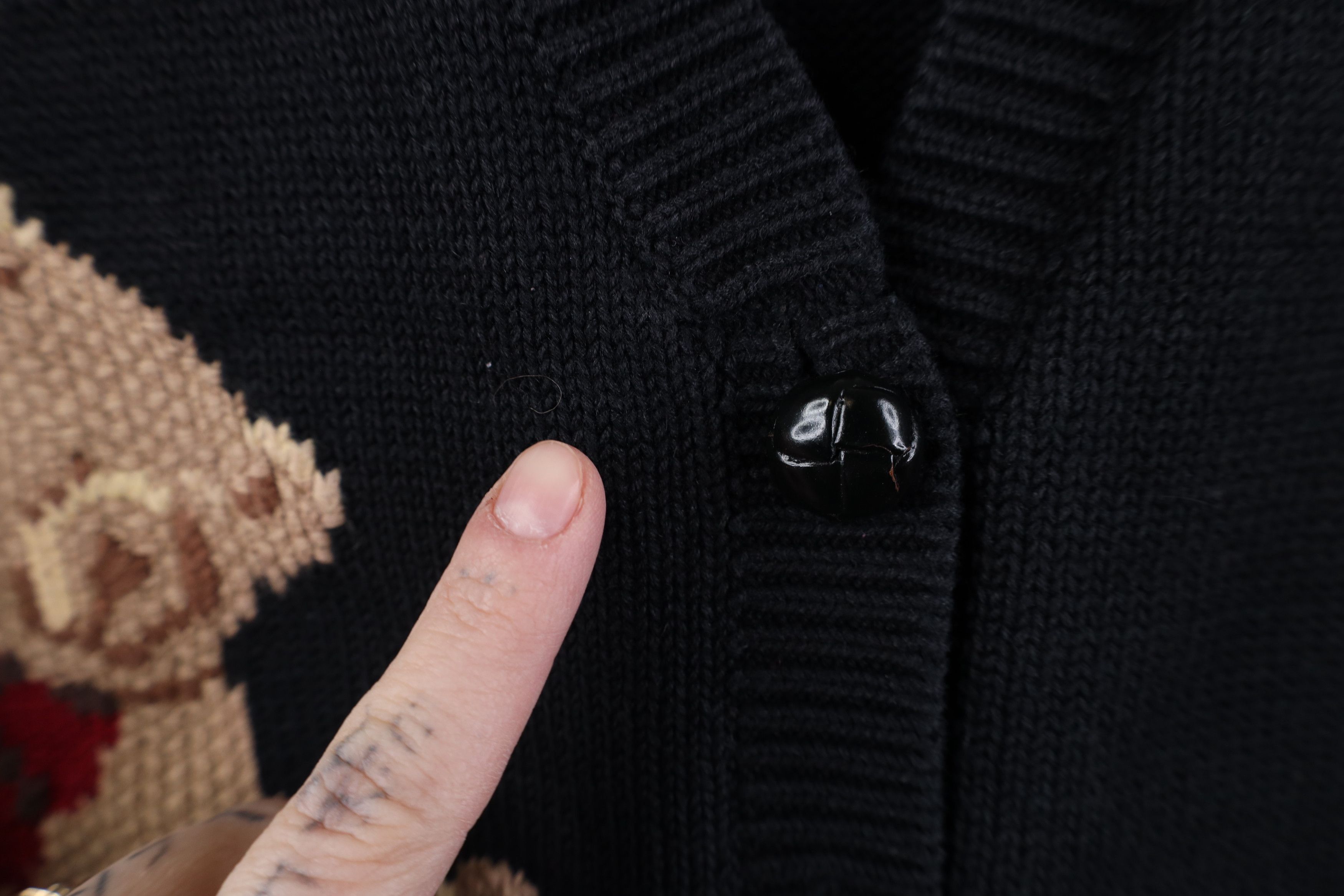 Vintage Vintage 90s Streetwear Fair Isle Teddy Bear Knit Vest Size M / US 6-8 / IT 42-44 - 10 Thumbnail
