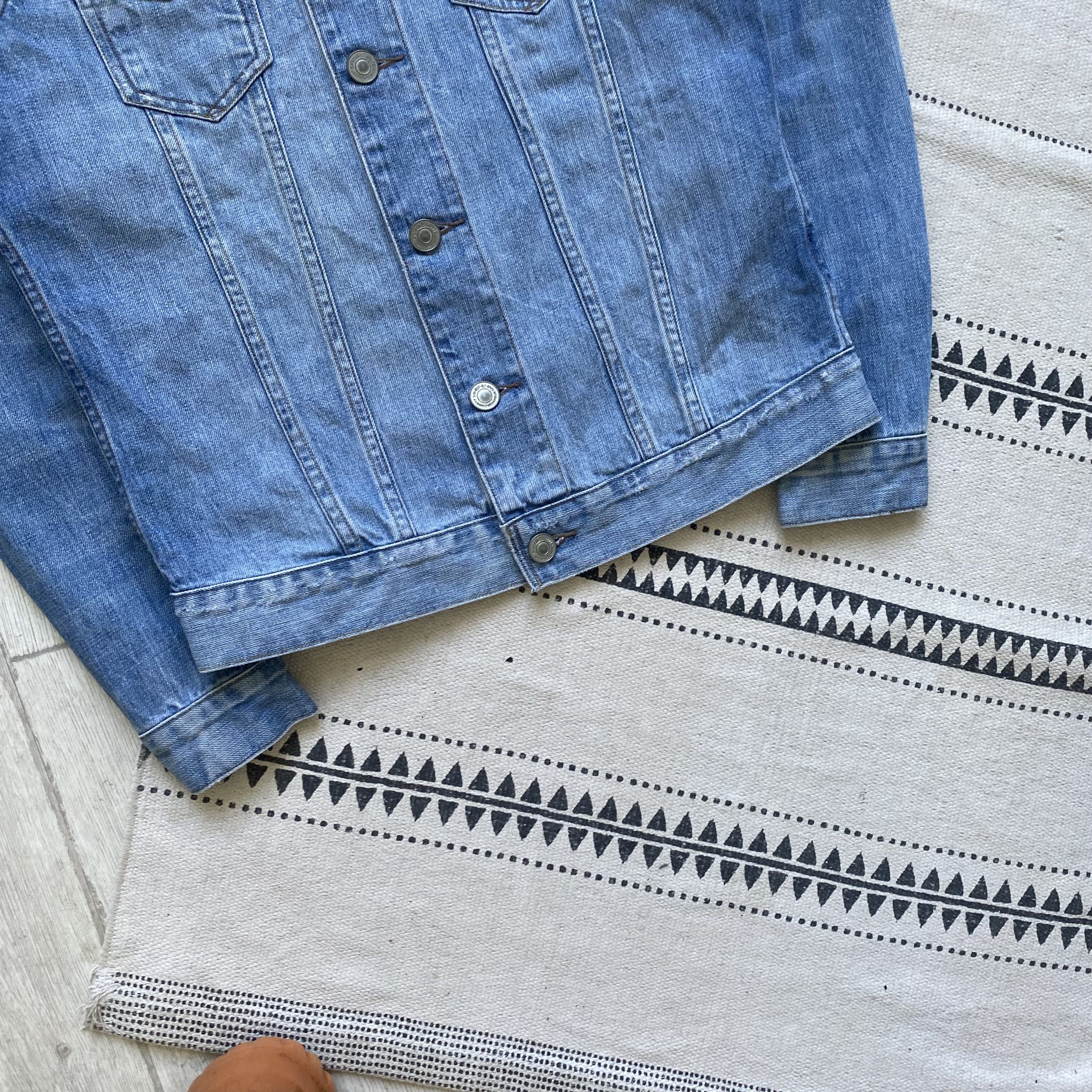 Allsaints ALLSAINTS Denim jacket Trucker Faded Blue Jeans Size US M / EU 48-50 / 2 - 3 Thumbnail