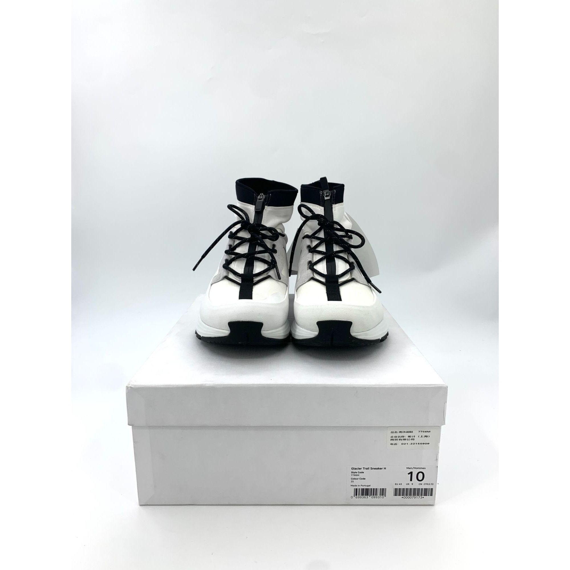 Canada Goose Canada Goose White Round-Toe Lace-Up High-Top Sneakers (Size Size US 10 / EU 43 - 1 Thumbnail