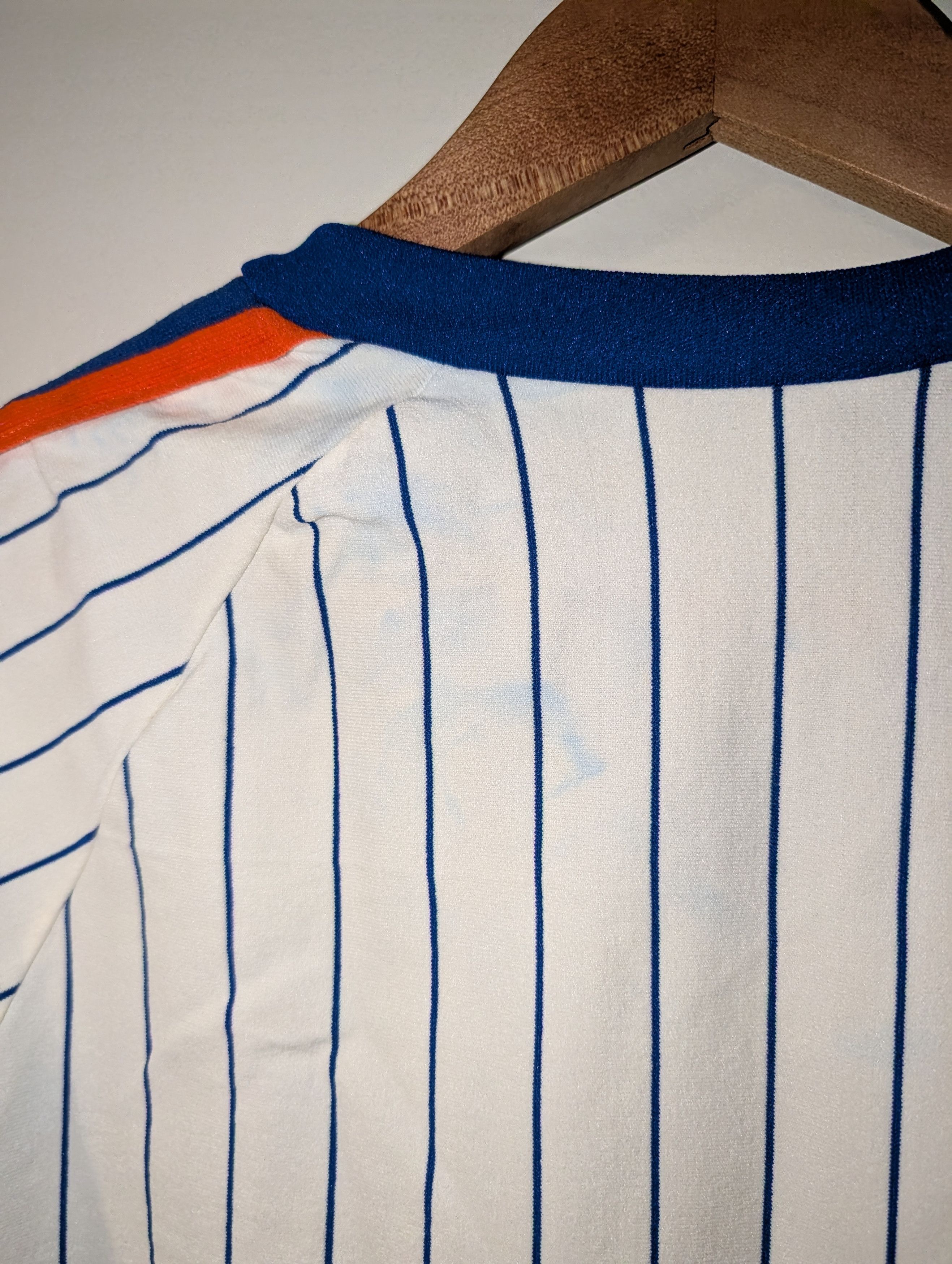 MLB Vintage 80s New York Mets MLB Baseball Sand-Knit T-Shirt Size US M / EU 48-50 / 2 - 11 Thumbnail