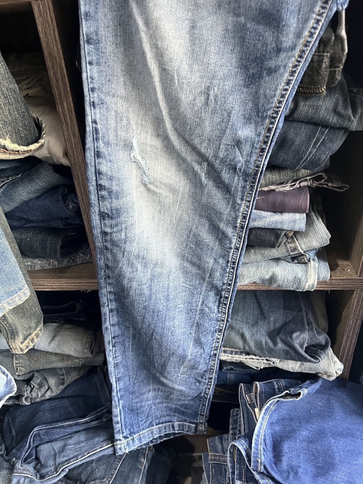 Diesel 🔥Diesel Waykee Distressed Denim Sweatpant Jogger Size US 34 / EU 50 - 5 Thumbnail