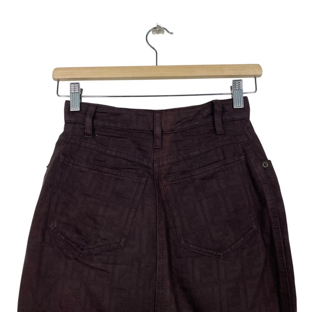 Fendi Vintage Fendi Zucca Skirt Size 27" / US 4 / IT 40 - 6 Thumbnail
