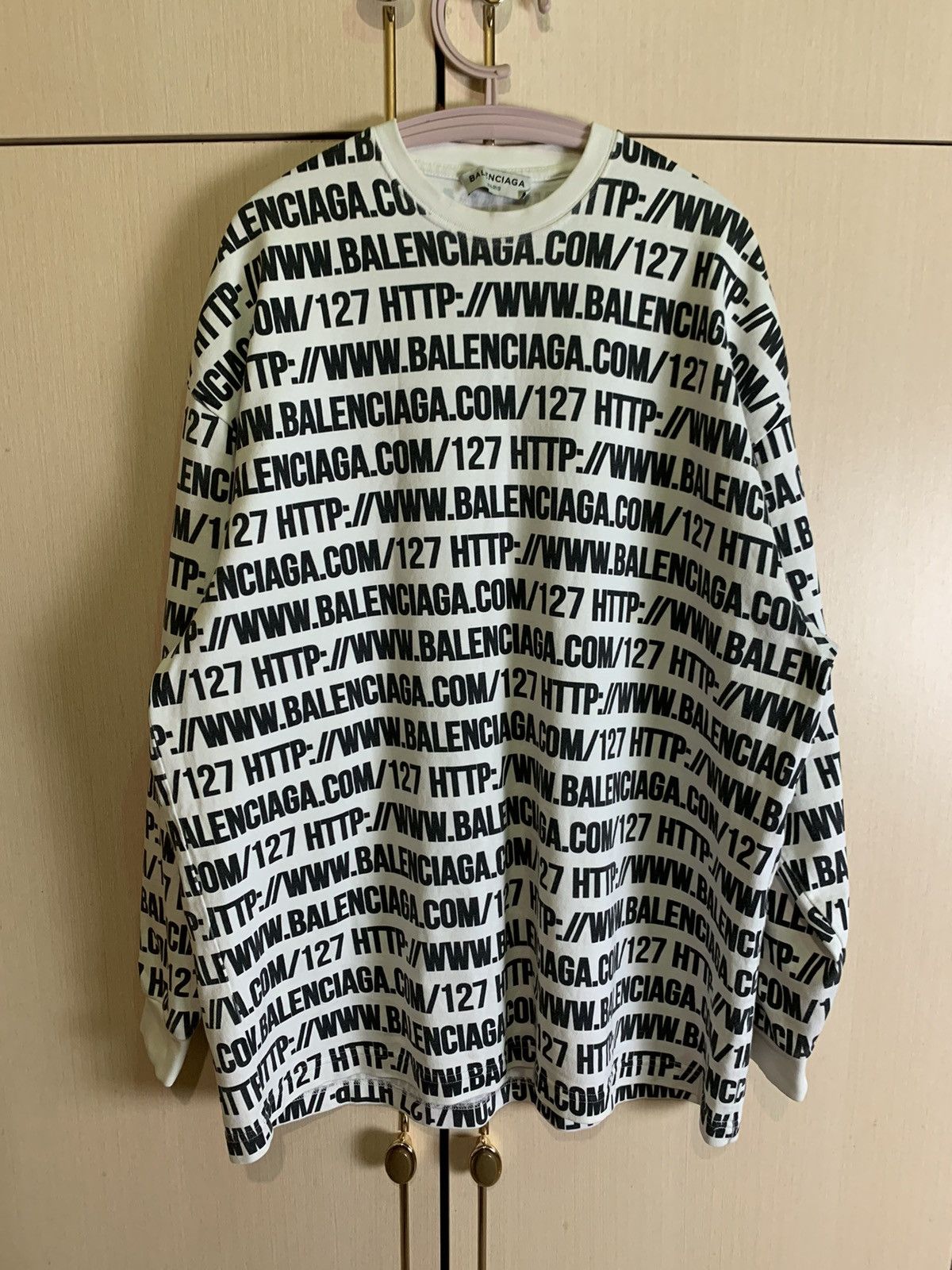 Balenciaga Balenciaga Monogram Logo RARE Sweatshirt Size US M / EU 48-50 / 2 - 2 Thumbnail