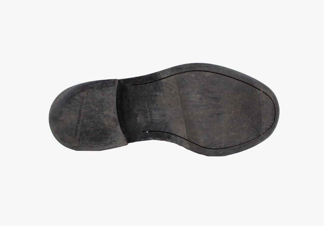 Dolce & Gabbana Original Dolce & Gabbana Men Suede Formal Shoes H5054 Size US 8 / EU 41 - 6 Thumbnail