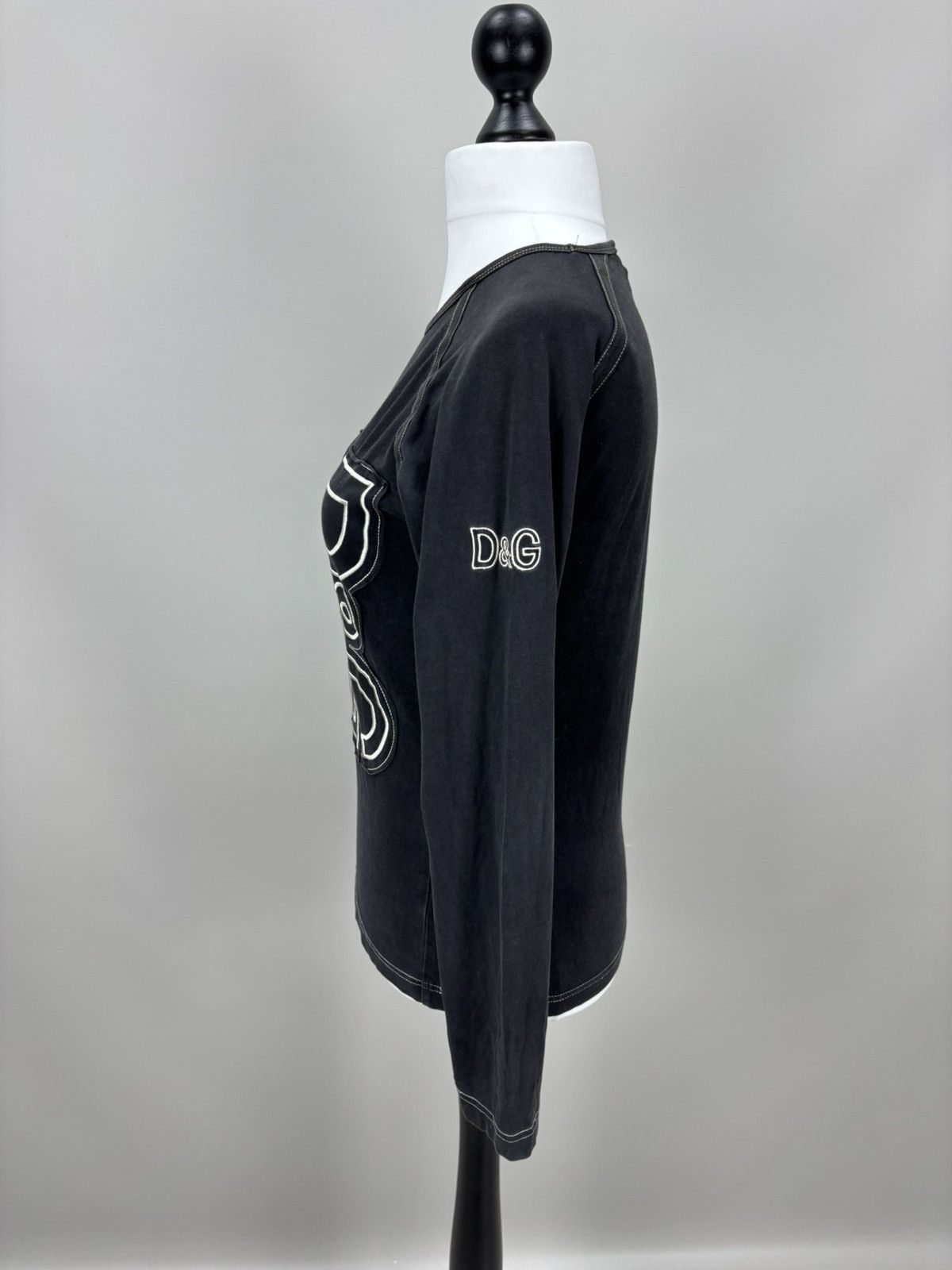 Dolce & Gabbana Womens Y2k long sleeve Dolce Gabbana Size M Color Black Size M / US 6-8 / IT 42-44 - 9 Thumbnail