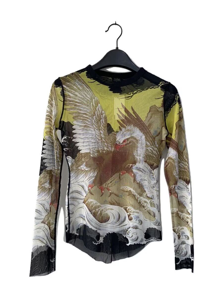 Jean Paul Gaultier Swan Hawk Mesh Long Sleeve Top Size S / US 4 / IT 40 - 1 Thumbnail
