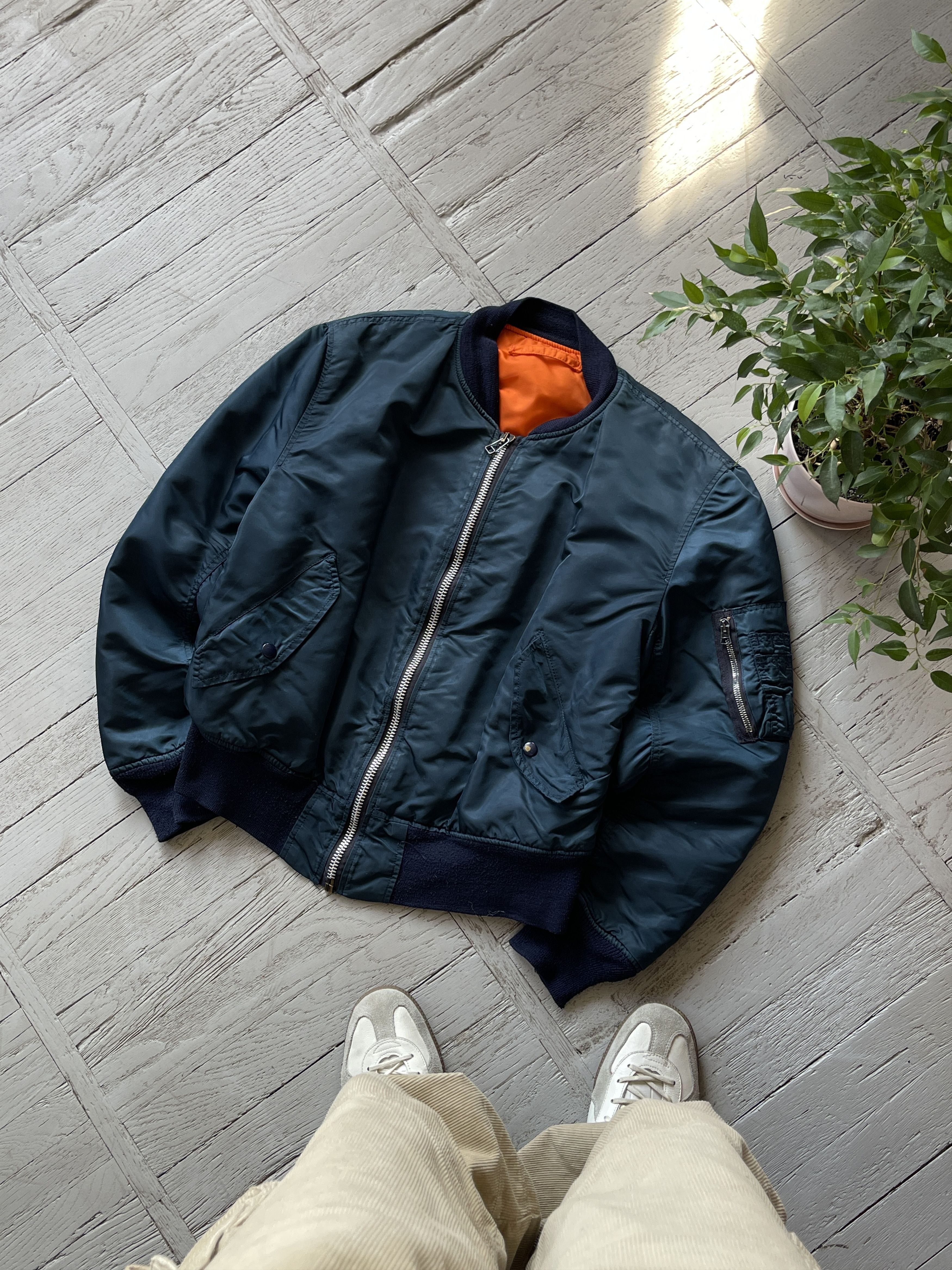 Vintage Vintage Alpha Industries MA 1 Bomber Jacket | Grailed