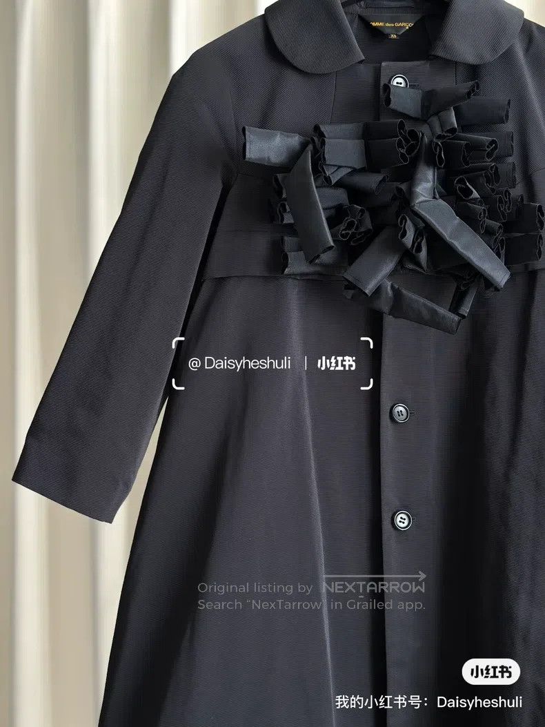 Comme des Garcons Comme Des Garcons Small firecracker floral long coat Size XS / US 0-2 / IT 36-38 - 4 Thumbnail