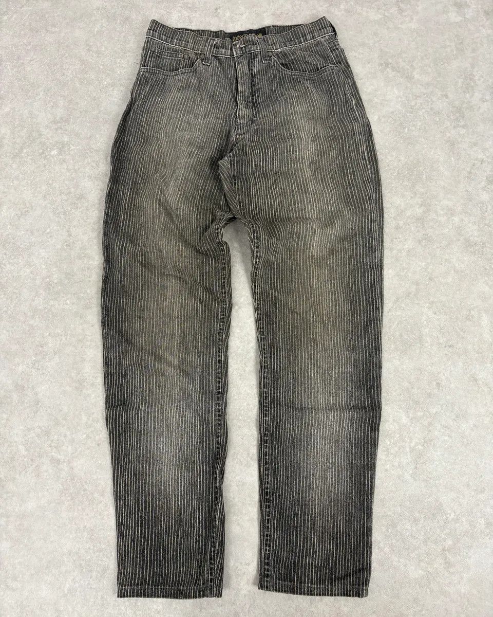 Roberto Cavalli 2000s Roberto Cavalli Grey Stripes Pants Size US 30 / EU 46 - 1 Thumbnail