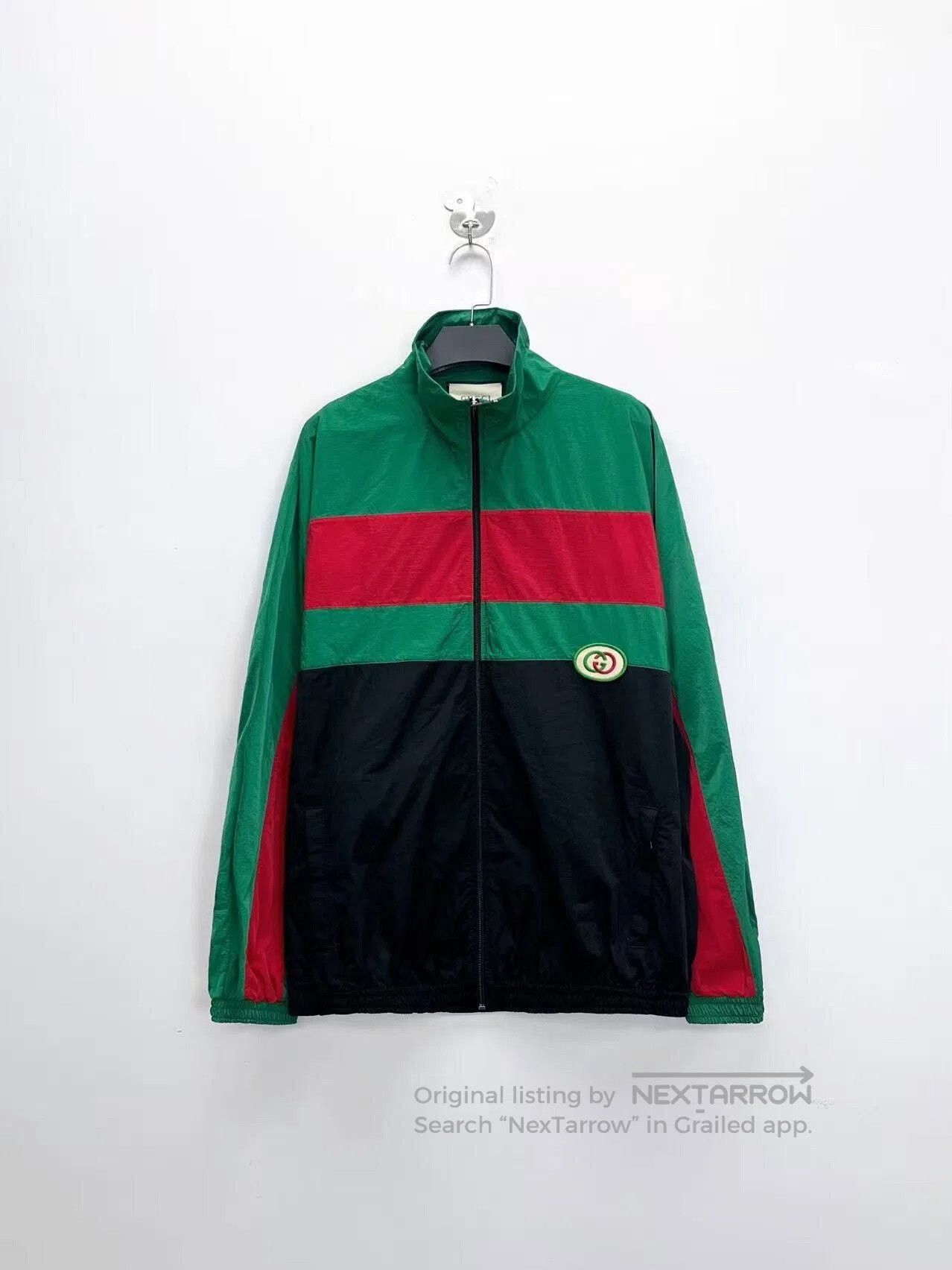 Gucci gucci color block embroidered zip jacket. Size US XL / EU 56 / 4 - 1 Thumbnail