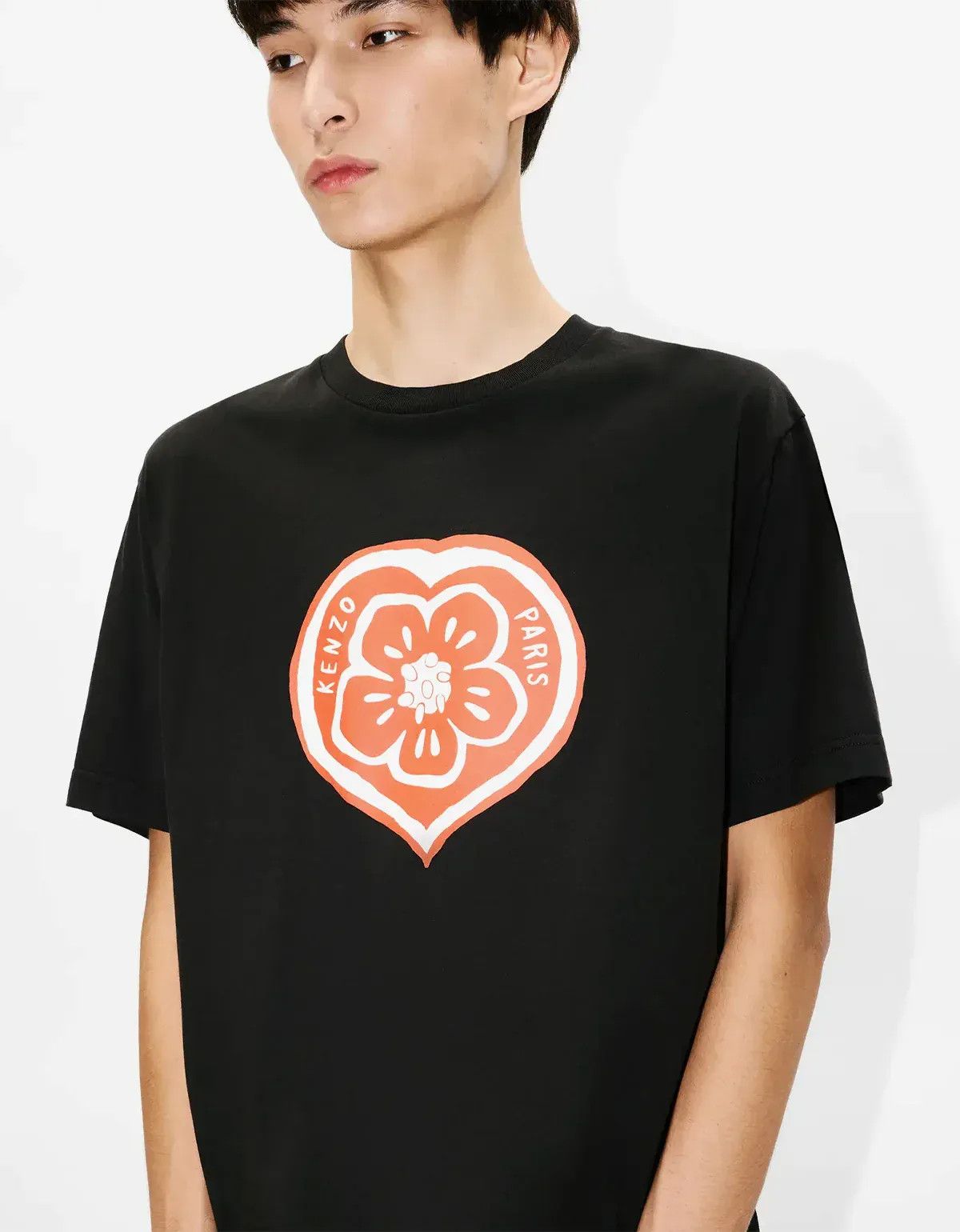 Kenzo Kenzo Boke Hearts Black T-Shirt Size US L / EU 52-54 / 3 - 6 Thumbnail