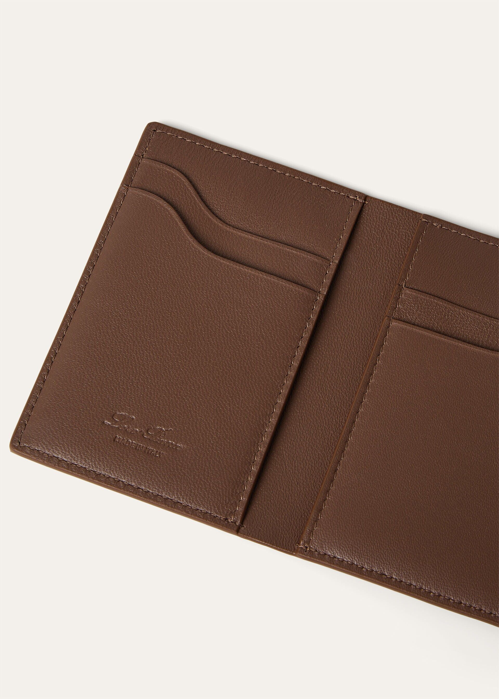Loro Piana os11x0426 FAQ2295 Size: OS / L29 Bifold Cardholder Brownie Size ONE SIZE - 4 Thumbnail