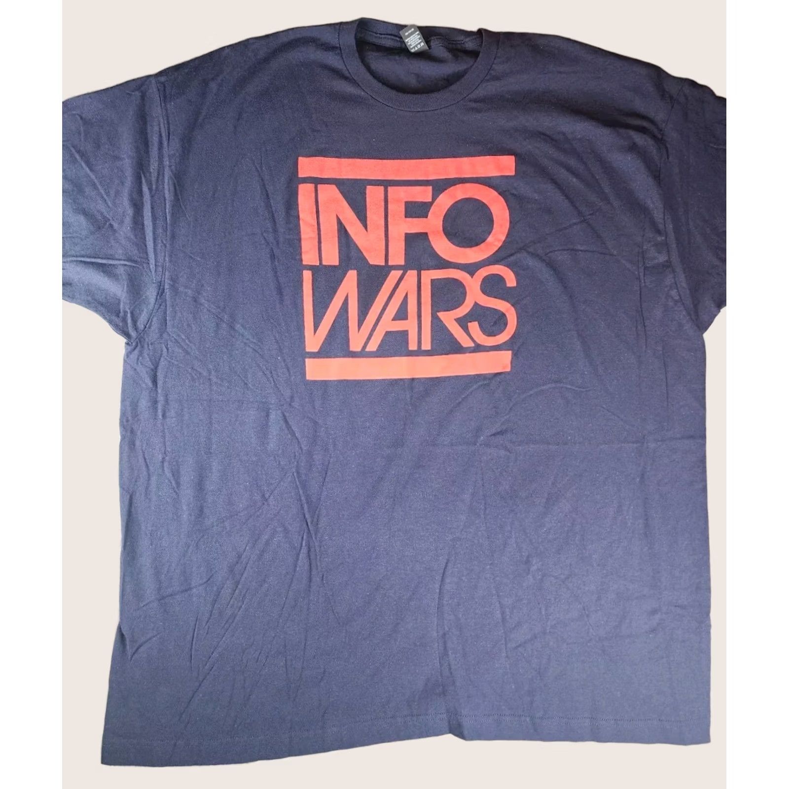Vintage Infowars In Your Face Red Logo T Shirt 3XL American Flag Blue Mens T-Shirt Size US XXL / EU 58 / 5 - 1 Thumbnail