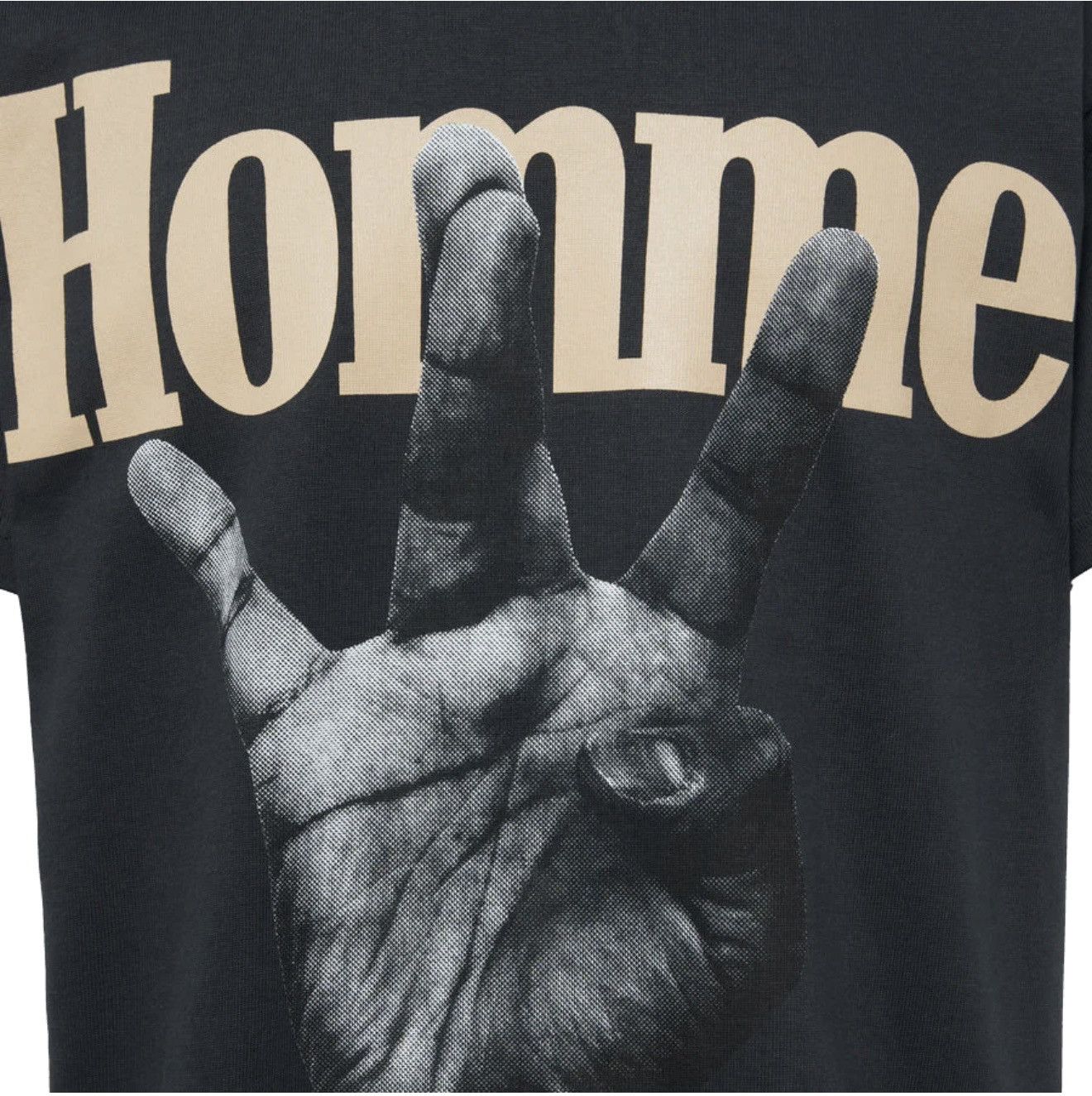 Designer × Homme + Femme La ⚡️ Homme Femme LA Twisted Fingers Tee Shirt Size XL ⚡️ Size US XL / EU 56 / 4 - 3 Thumbnail