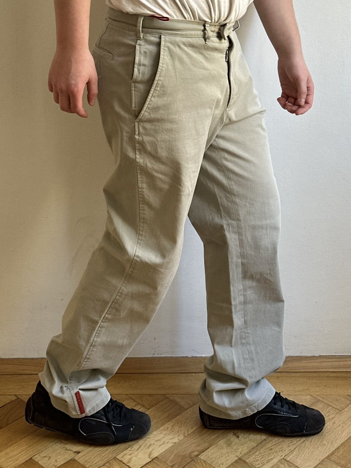 Prada Vintage Prada Sport Collection 00s Red Tab Archive Pants Size US 33 - 5 Thumbnail