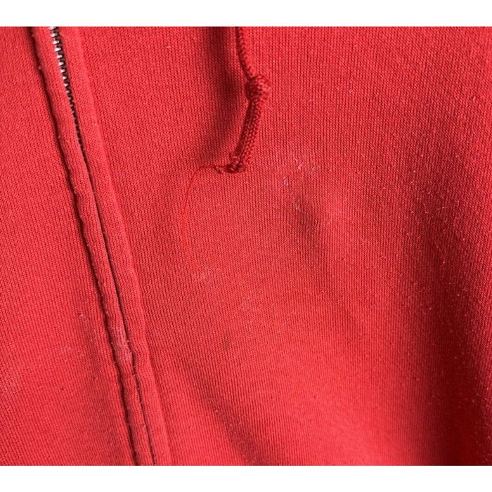 Vintage Jerzees Mens Medium/large tag Says XL Red Hoodie With