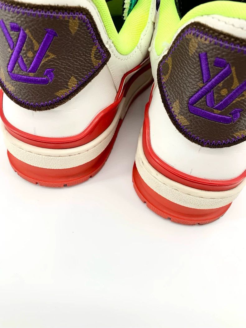 Louis Vuitton Louis Vuitton Trainer logo presbyopia makes old style spor Size US 8 / EU 41 - 9 Thumbnail