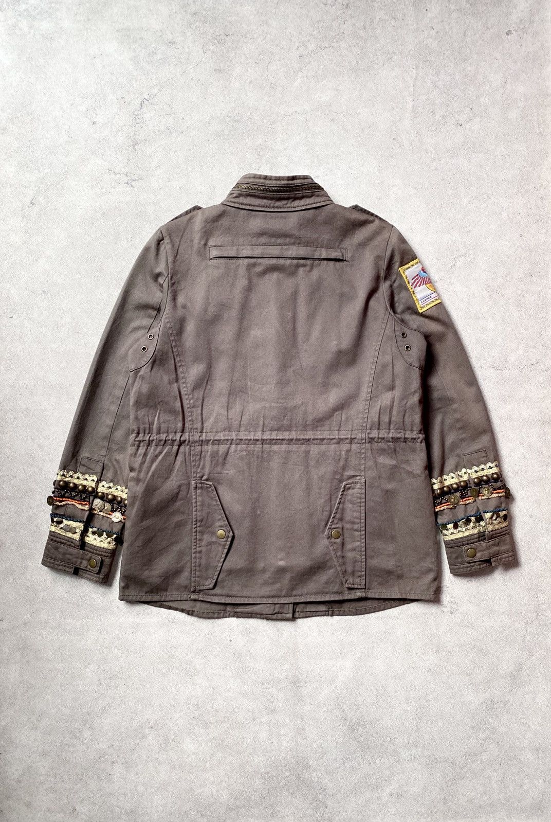 Japanese Brand JS New York Military Jacket Multipocket W/ Handcraft Accent Size US M / EU 48-50 / 2 - 2 Thumbnail