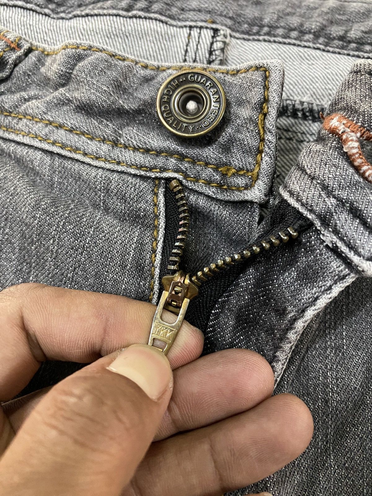 Hysteric Glamour × Japanese Brand × Tornado Mart Flare Jeans Japanese Unknown Fade Black p187 Size US 30 / EU 46 - 11 Thumbnail