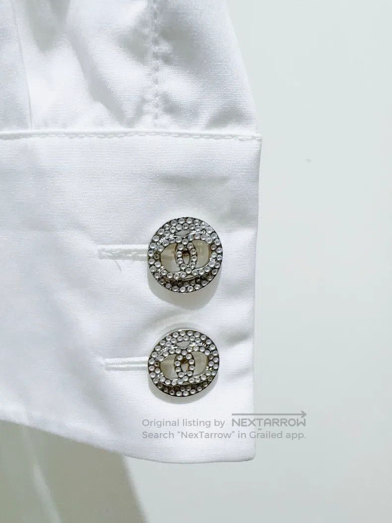 Chanel Chanel 21C rhinestone button shirt Size XS / US 0-2 / IT 36-38 - 2 Thumbnail
