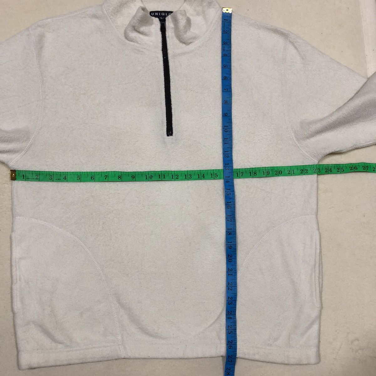 Japanese Brand × Uniqlo Japanese Brand UNIQLO Fleece Half Zipper Sweatshirt Size US L / EU 52-54 / 3 - 13 Thumbnail