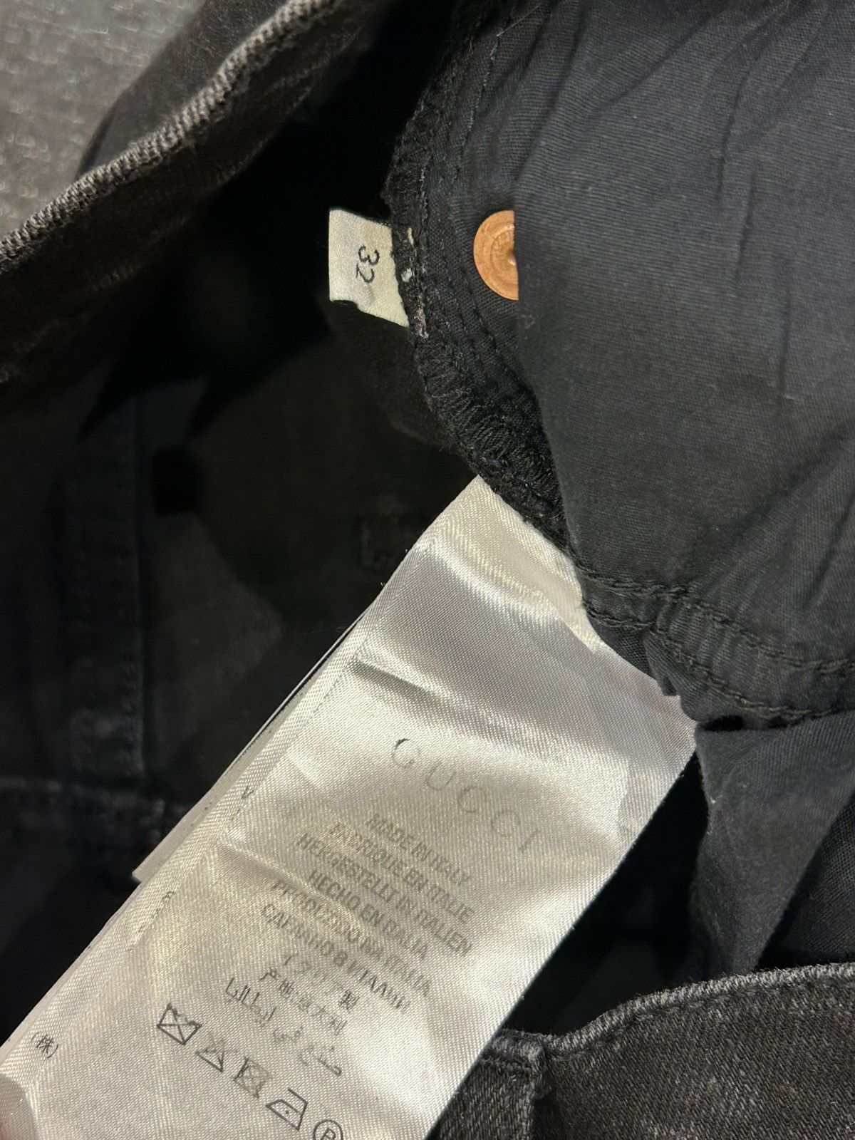 Gucci Gucci Slim Denim Jeans - Black Size US 32 / EU 48 - 4 Thumbnail