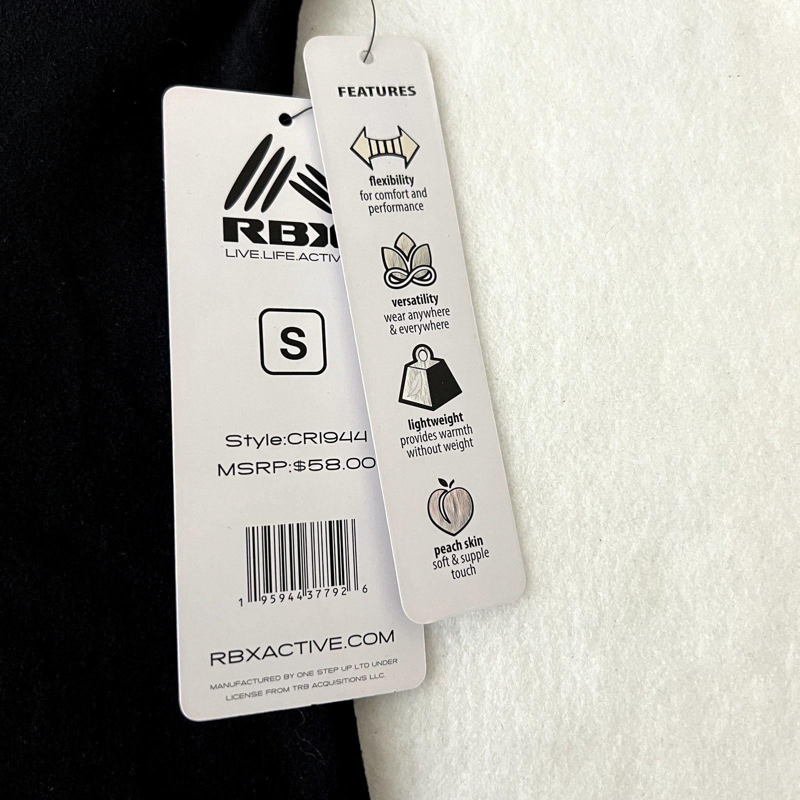 Other RBX Black Turtleneck Long Sleeve Athletic Top Size S / US 4 / IT 40 - 7 Thumbnail