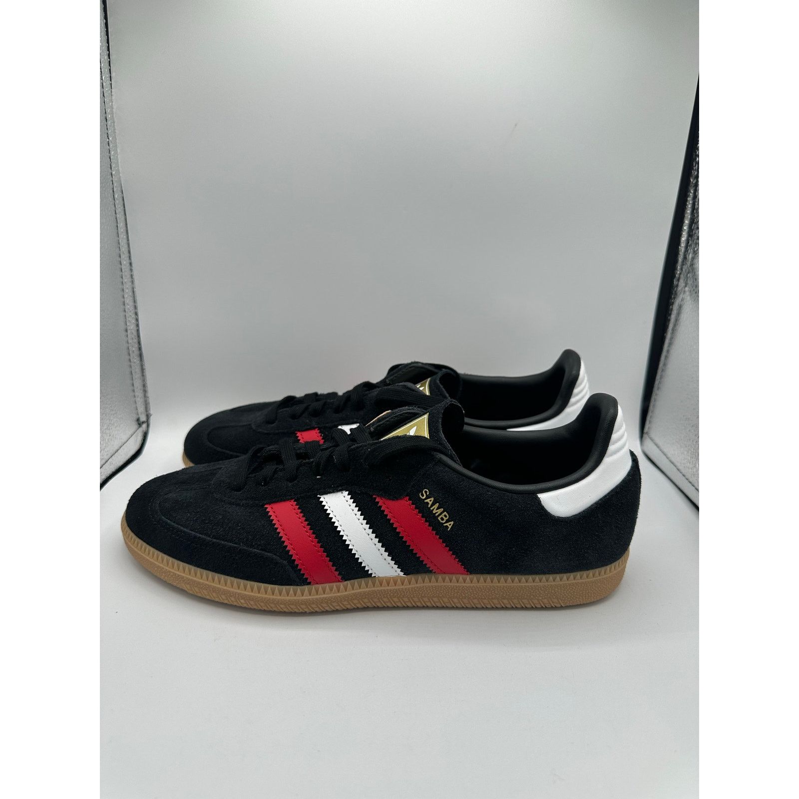 Adidas Adidas Samba OG “Black White Scarlet” size 7.5 men’s Size US 7.5 / EU 40-41 - 3 Thumbnail