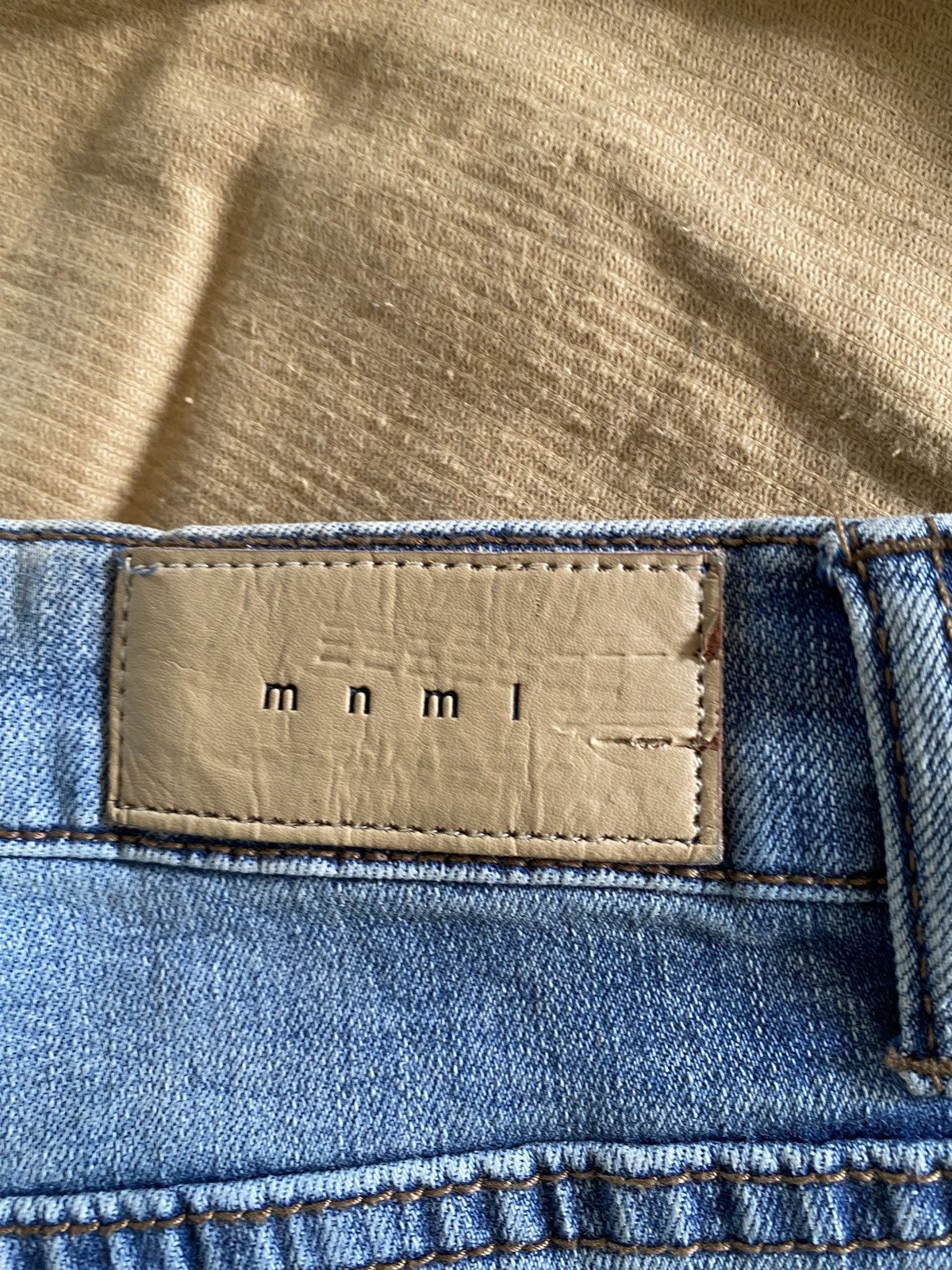 Japanese Brand × MNML Japanese Brand MNML Strechable Skinny Jeans Size US 31 - 15 Thumbnail