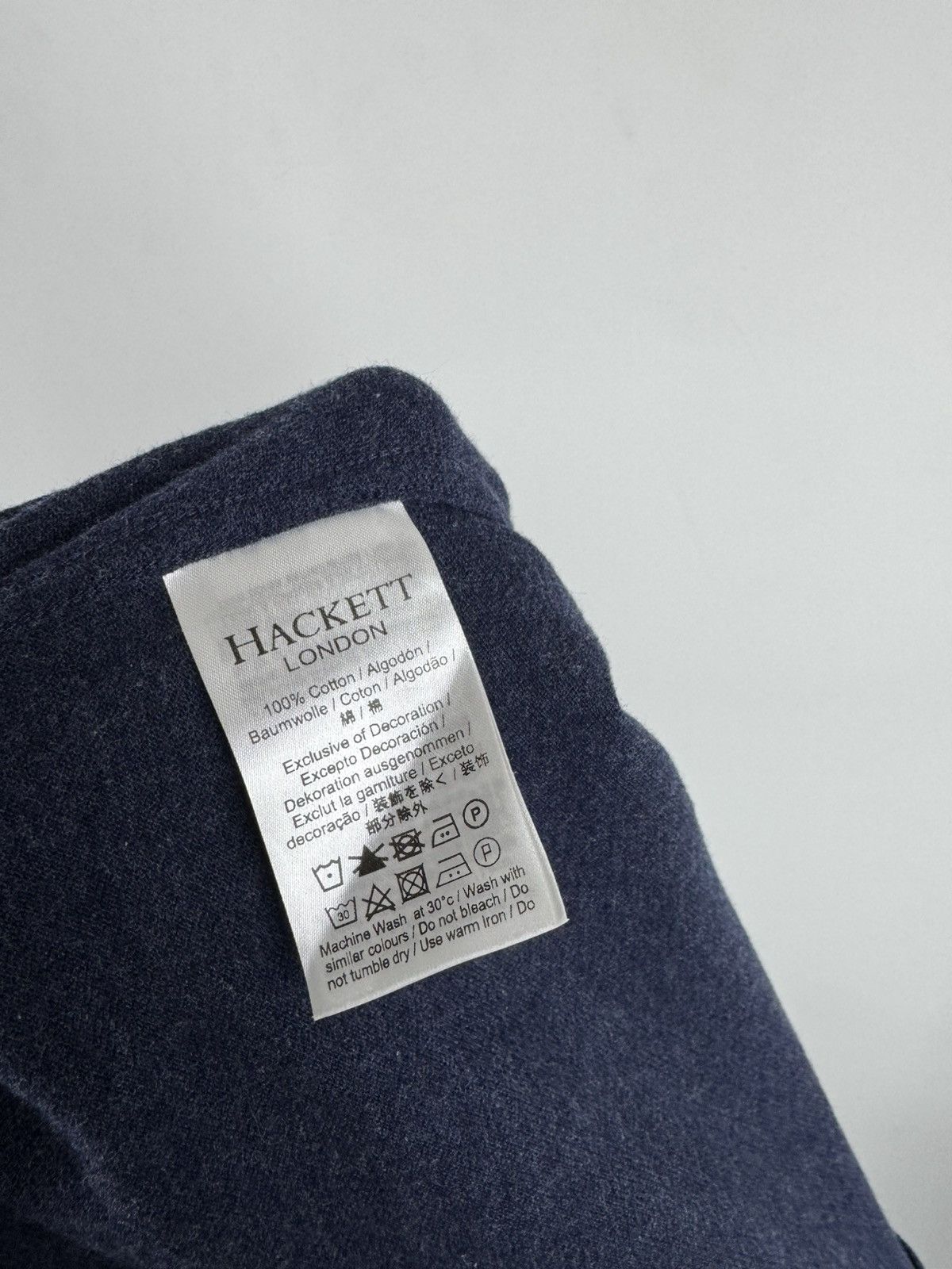 Hackett Hackett Long Sleeve Shirt Gmt Dye Jersey Navy Size US L / EU 52-54 / 3 - 4 Thumbnail