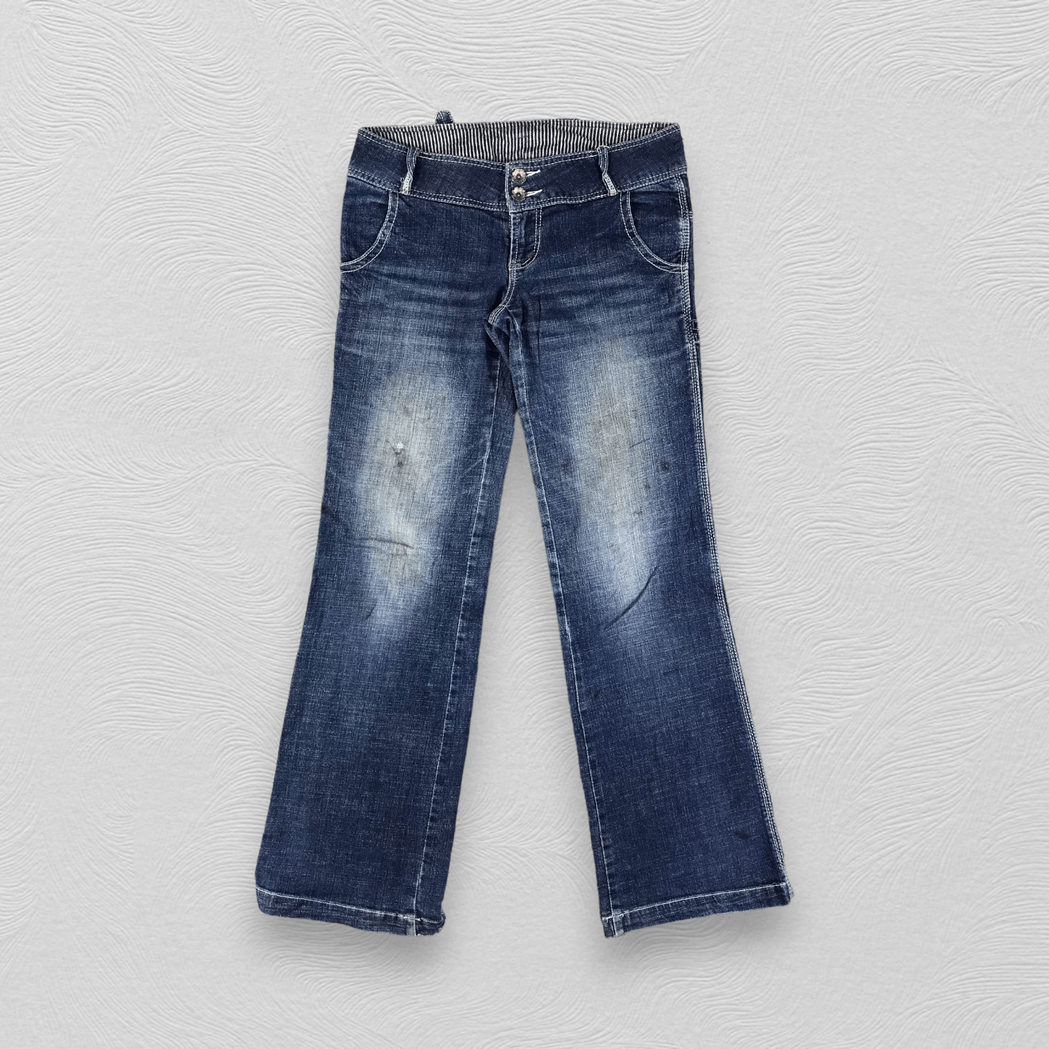 Japanese Brand Japanese Brand OWW Jeans Carpenter Flare Denim KJ1577 Size 32" / US 10 / IT 46 - 1 Thumbnail